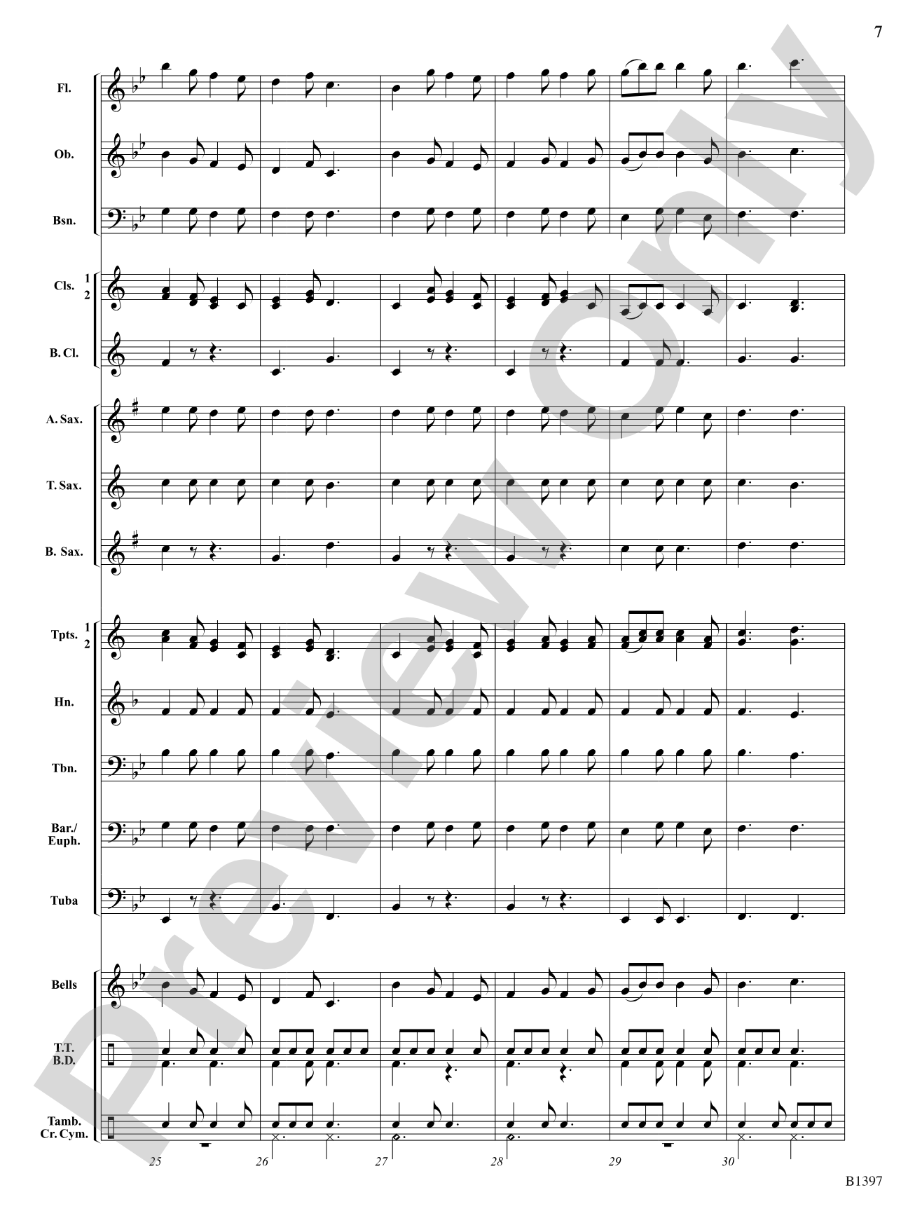 Irish Jig for Young Feet: Concert Band Conductor Score & Parts