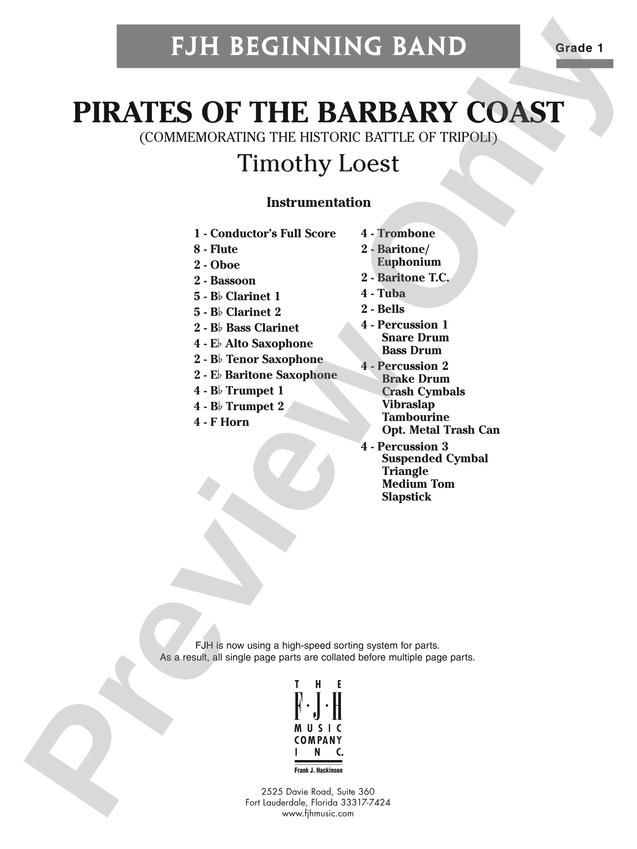 Pirates of the Barbary Coast: Score