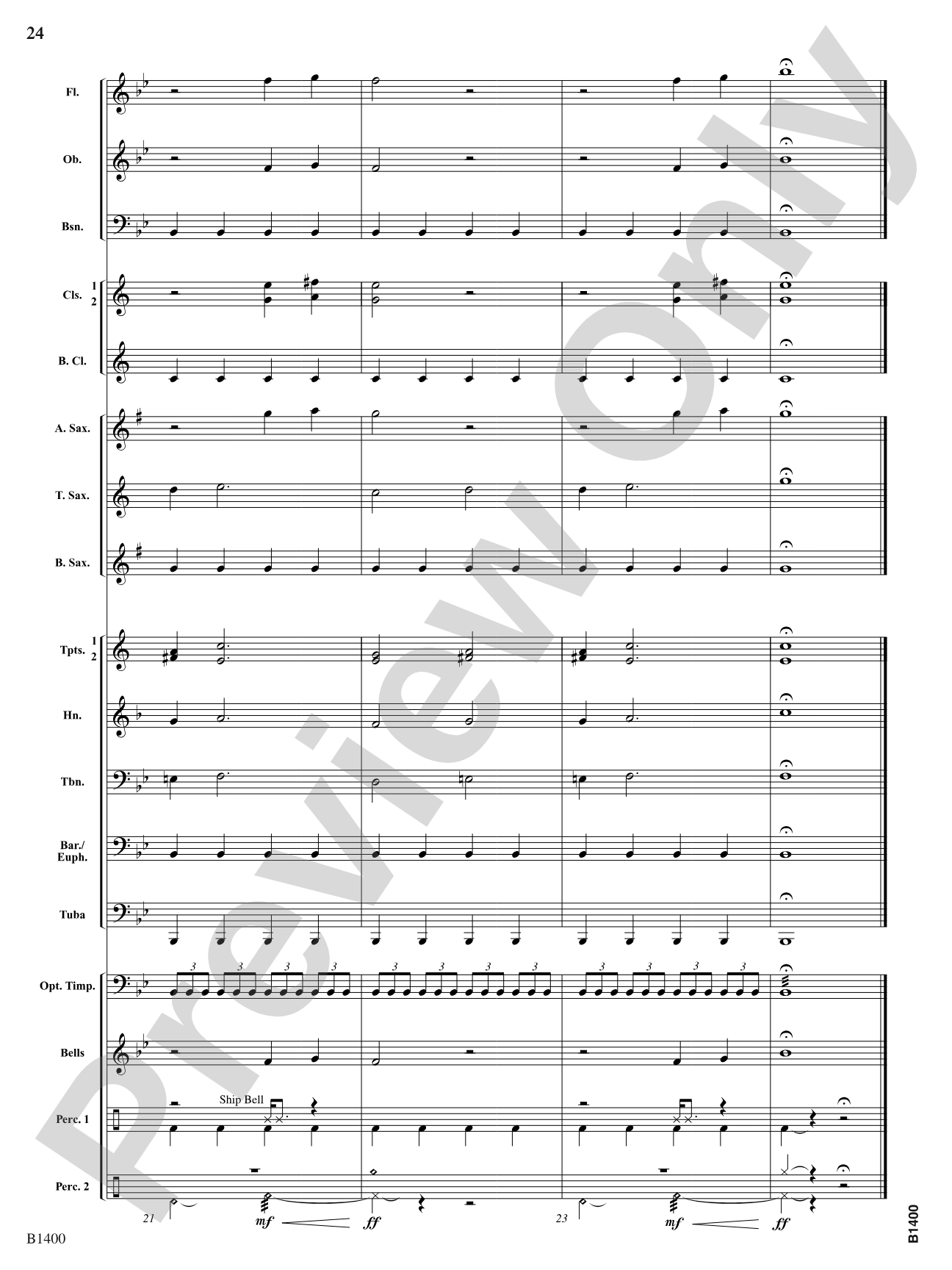 Scenes from an Ocean Voyage: Concert Band Conductor Score & Parts