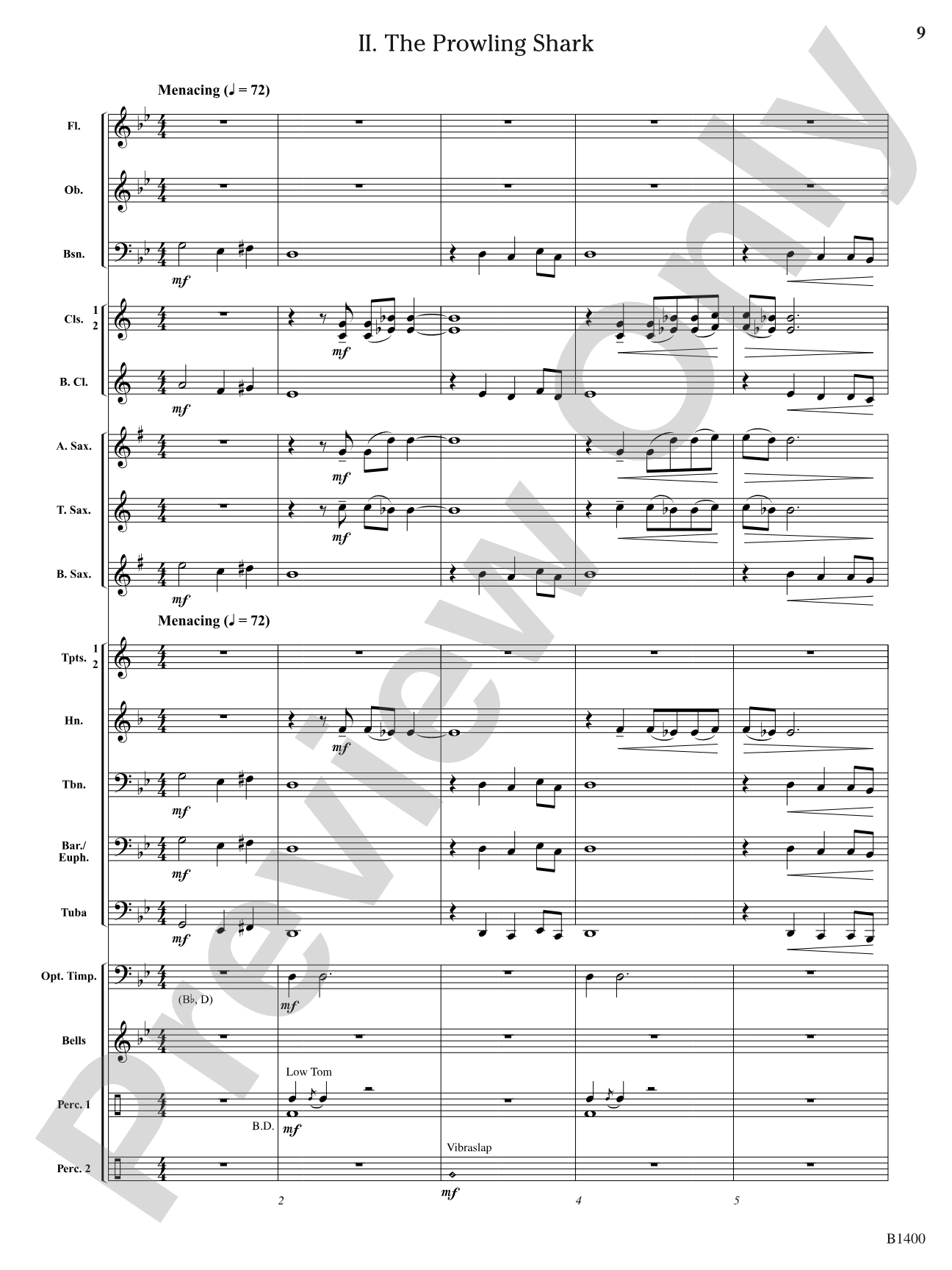Scenes from an Ocean Voyage: Concert Band Conductor Score & Parts