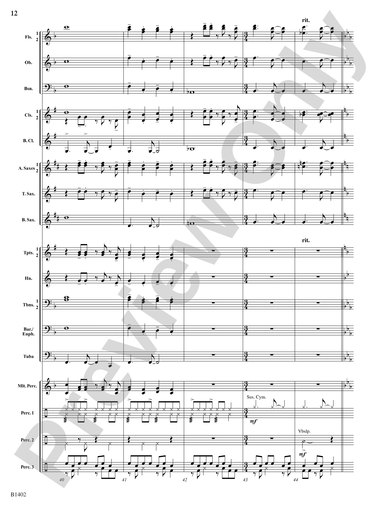 A Jammin' Caribbean Christmas: Concert Band Conductor Score & Parts