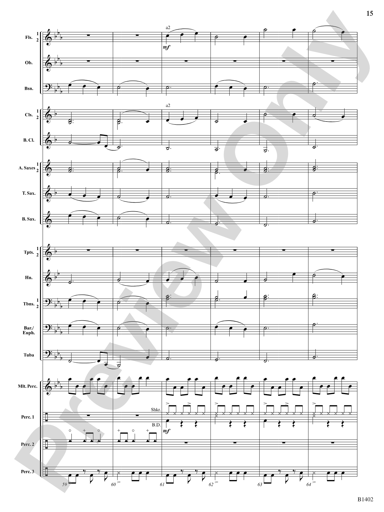 A Jammin' Caribbean Christmas: Concert Band Conductor Score & Parts