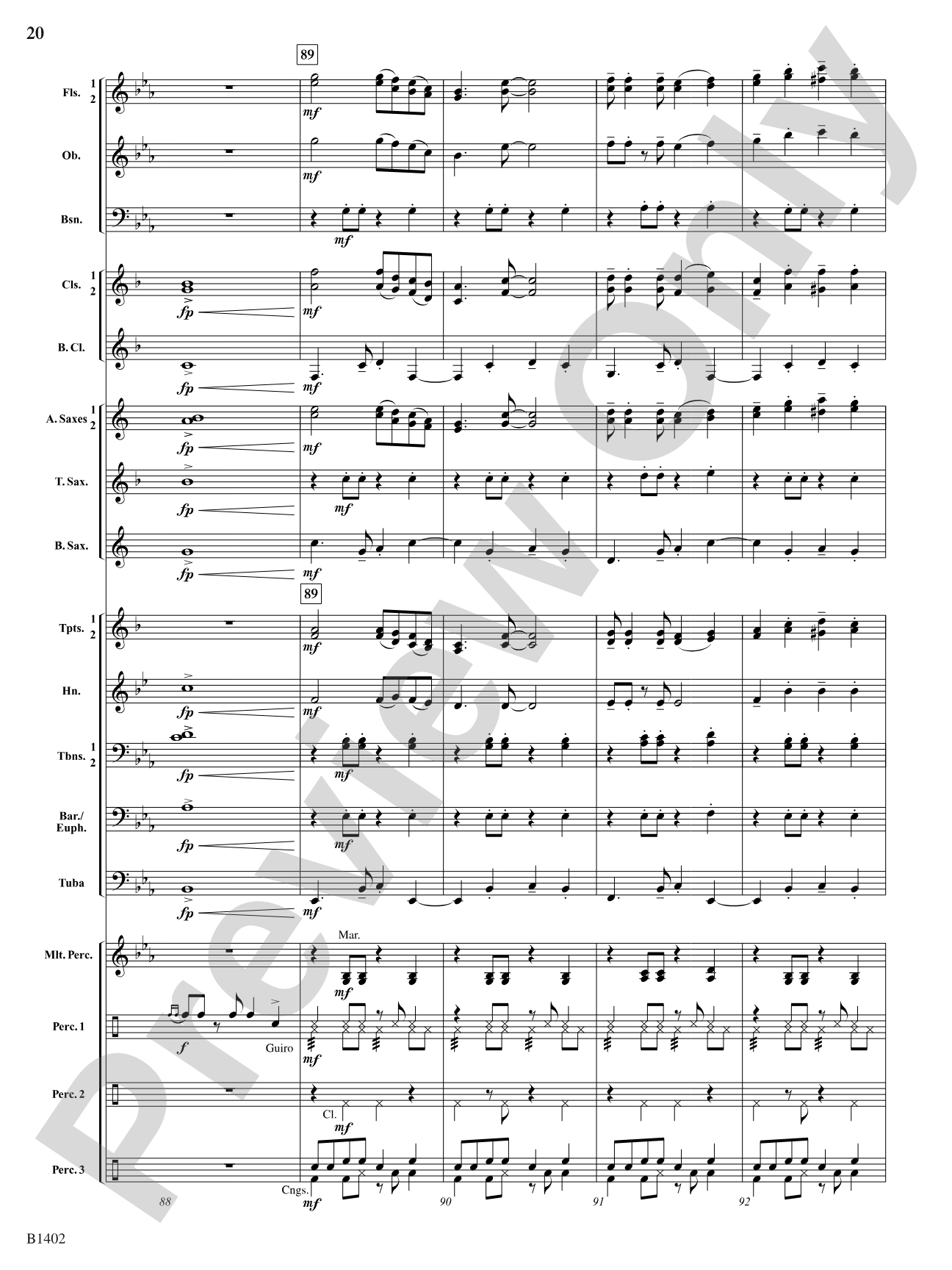 A Jammin' Caribbean Christmas: Concert Band Conductor Score & Parts