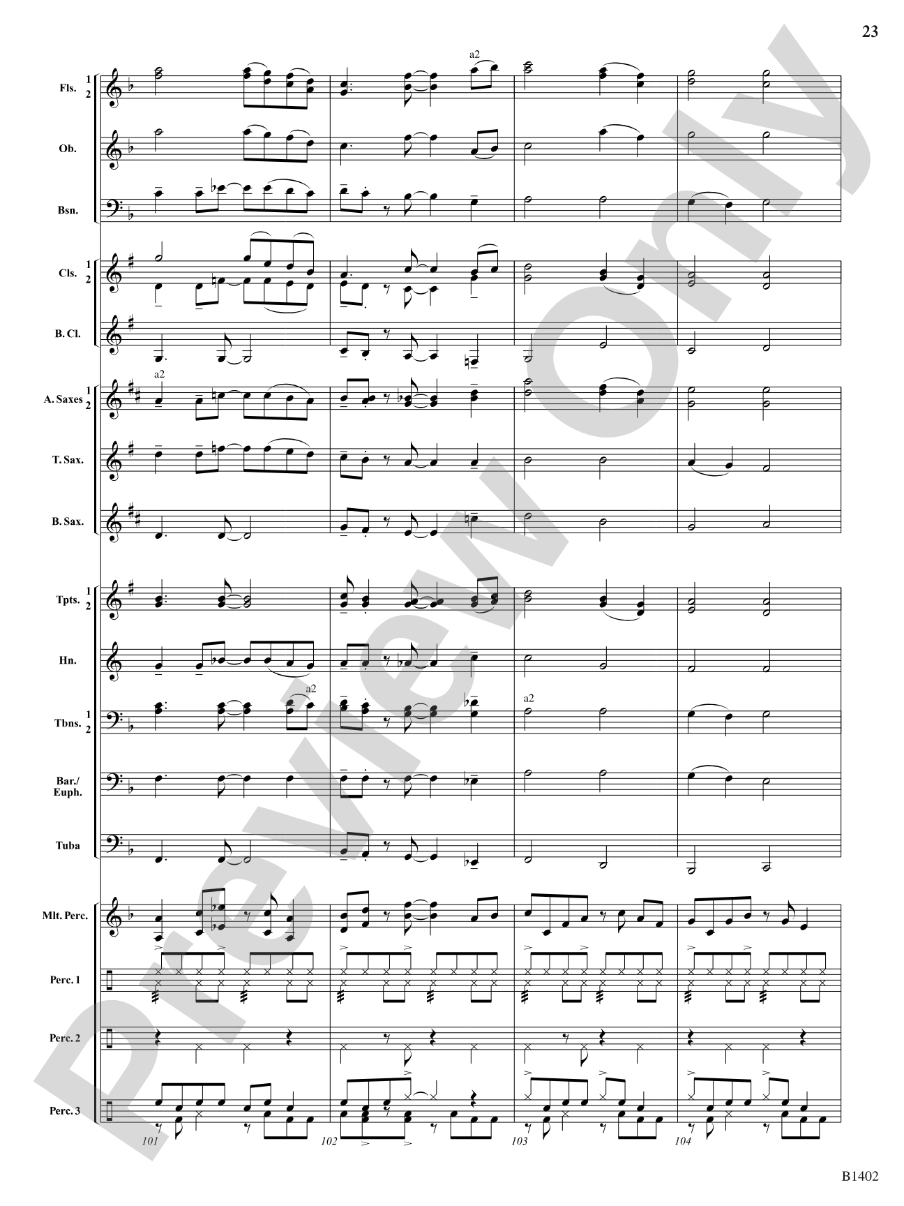 A Jammin' Caribbean Christmas: Concert Band Conductor Score & Parts