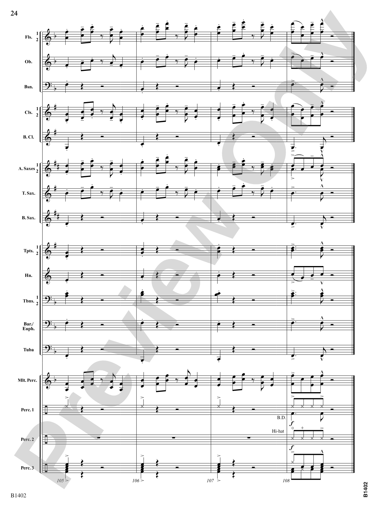 A Jammin' Caribbean Christmas: Concert Band Conductor Score & Parts