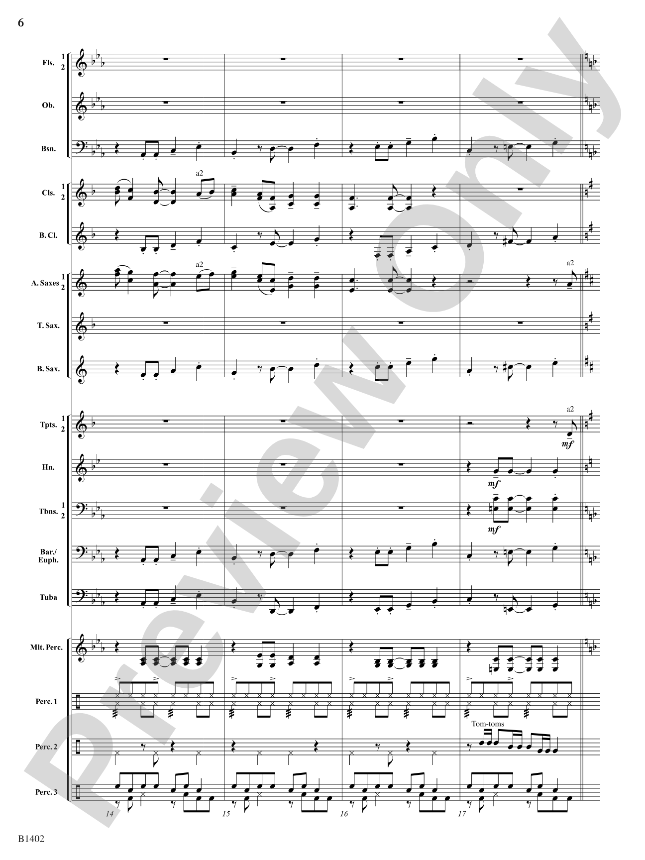 A Jammin' Caribbean Christmas: Concert Band Conductor Score & Parts