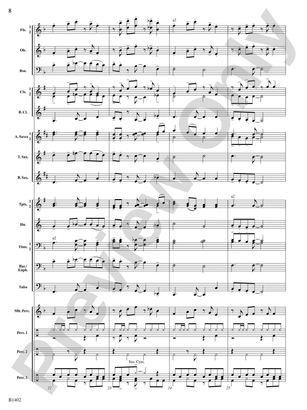 A Jammin' Caribbean Christmas: Concert Band Conductor Score & Parts
