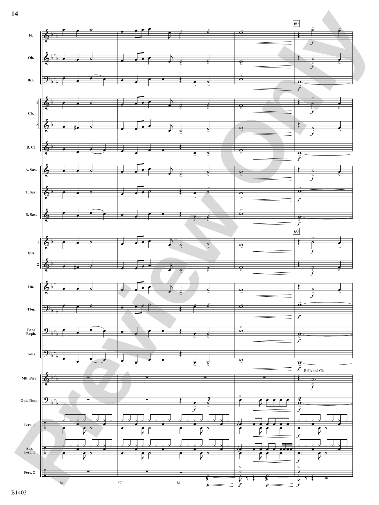 The Angels Mix: Concert Band Conductor Score & Parts