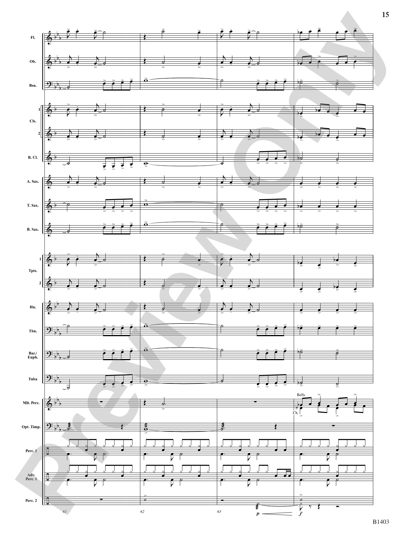 The Angels Mix: Concert Band Conductor Score & Parts