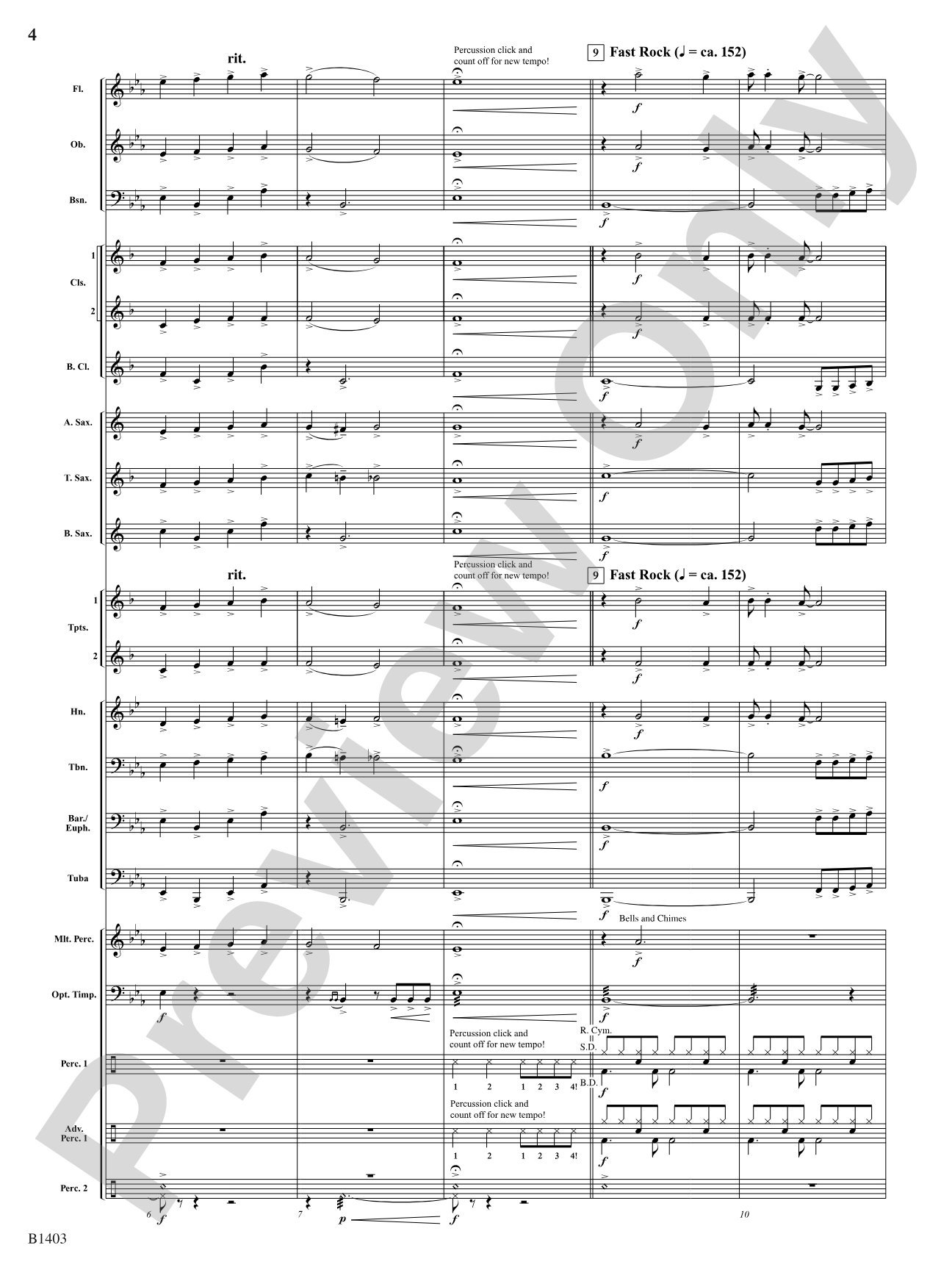 The Angels Mix: Concert Band Conductor Score & Parts
