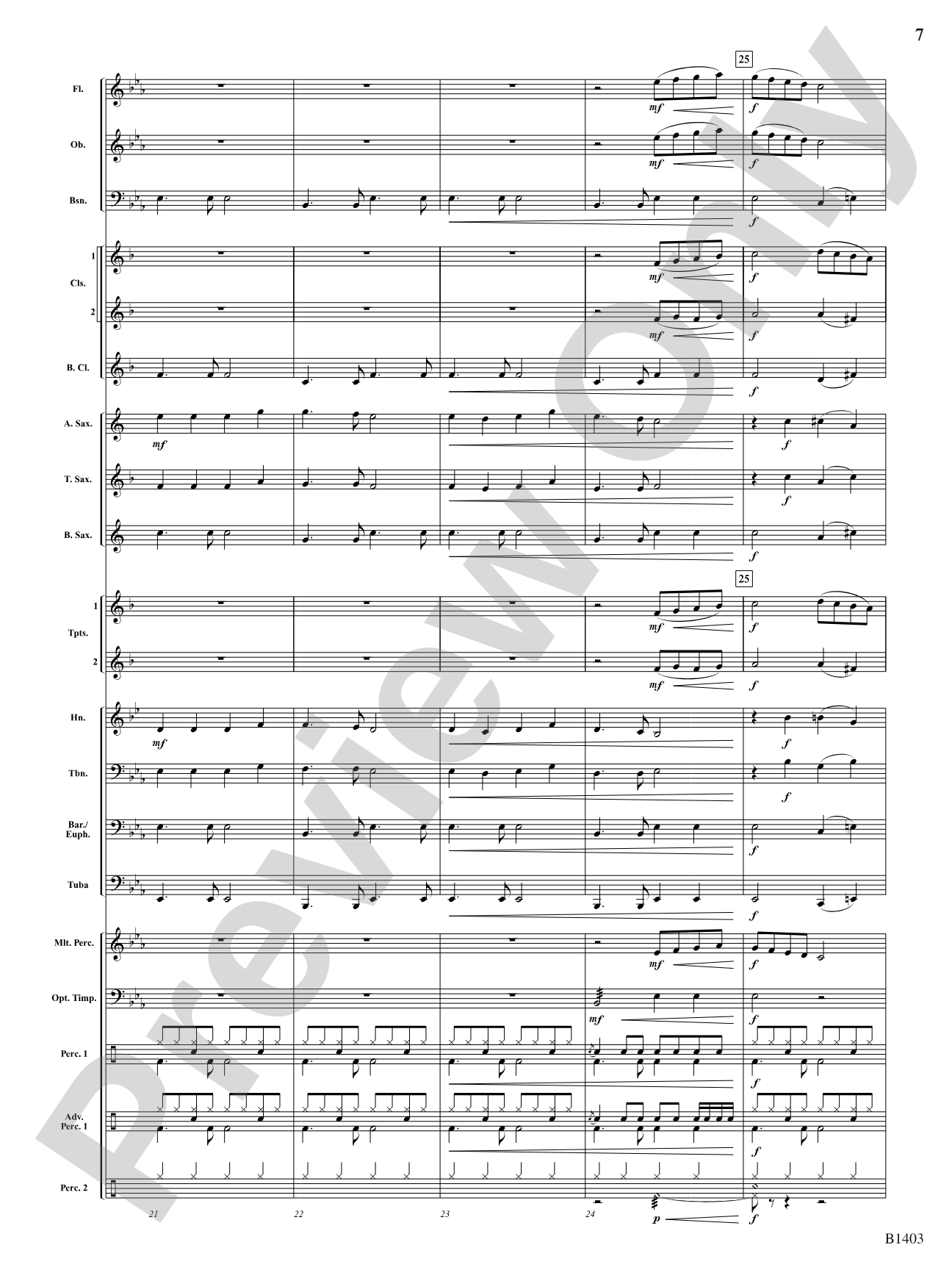 The Angels Mix: Concert Band Conductor Score & Parts