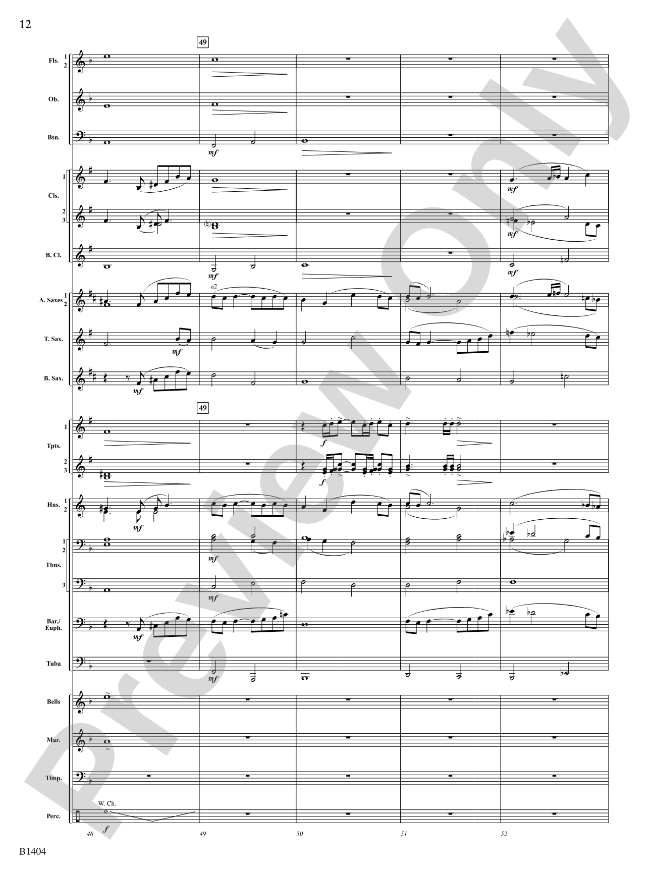Rockwell Portrait: Concert Band Conductor Score & Parts