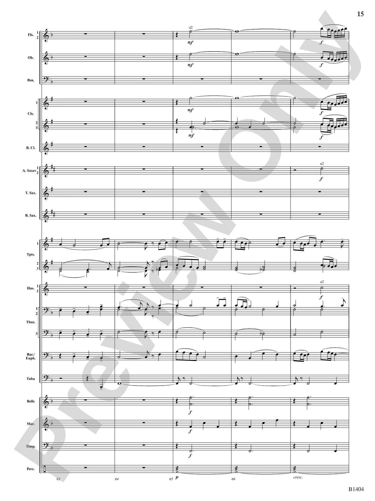Rockwell Portrait: Concert Band Conductor Score & Parts