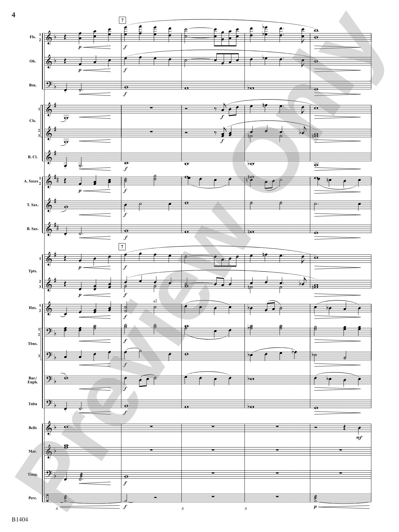 Rockwell Portrait: Concert Band Conductor Score & Parts