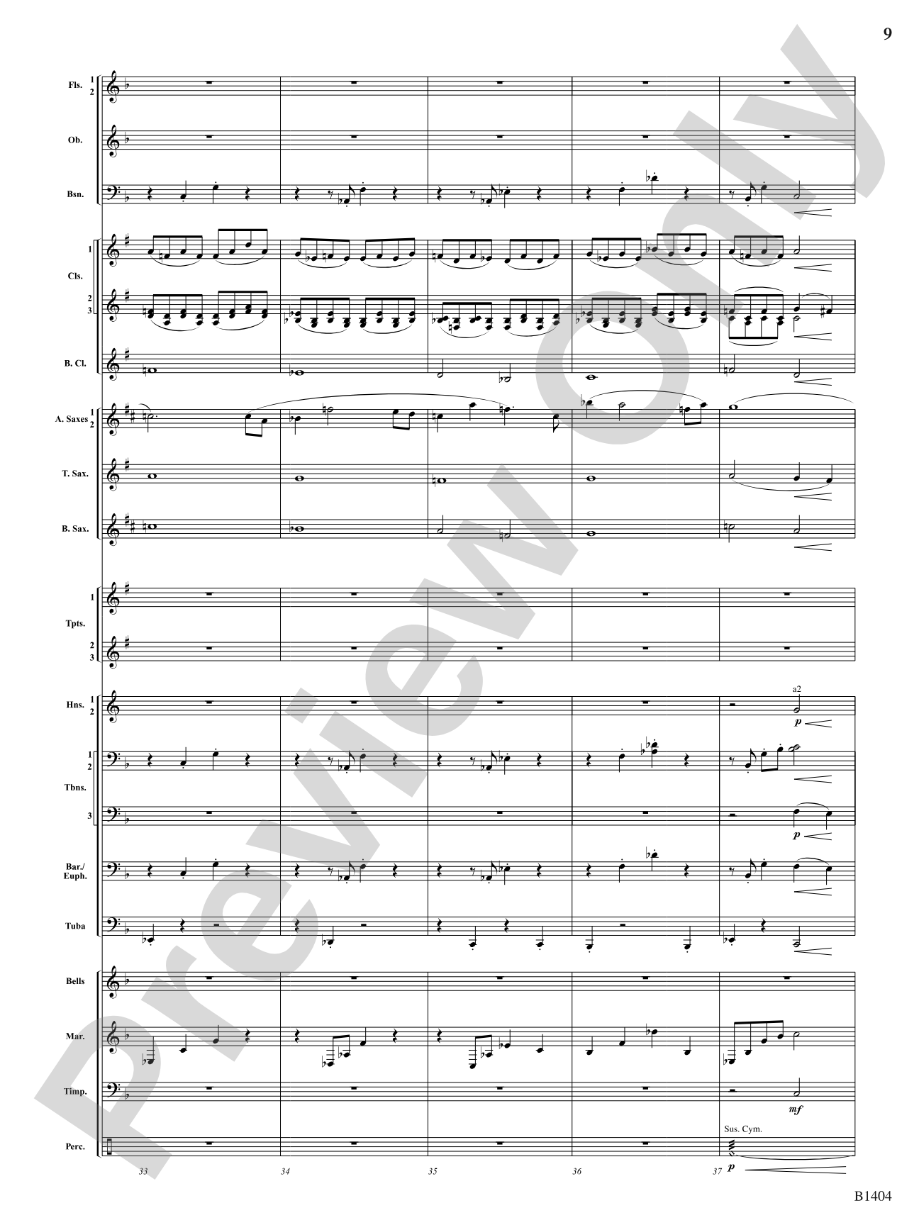 Rockwell Portrait: Concert Band Conductor Score & Parts