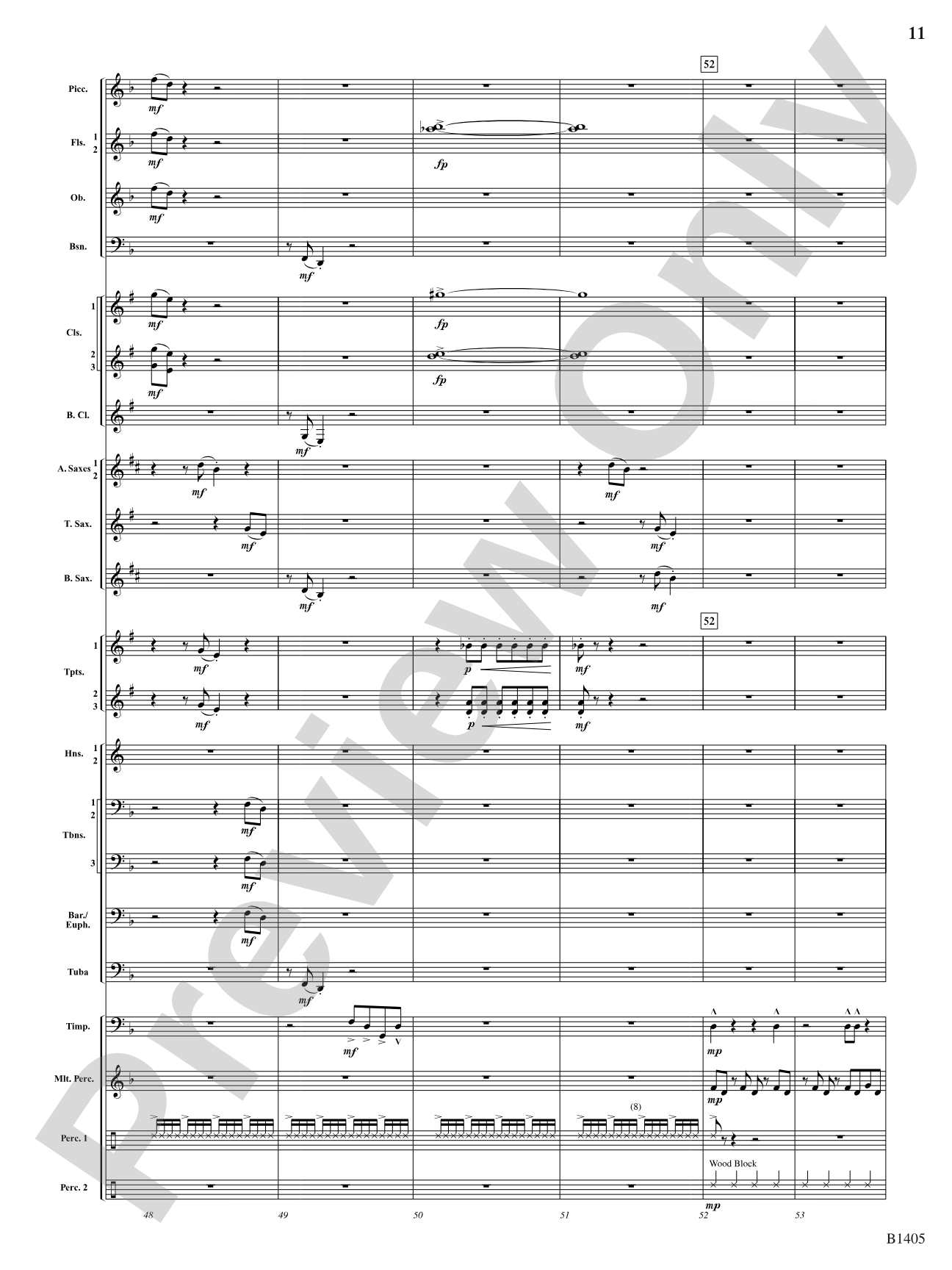 Reverberations: Concert Band Conductor Score & Parts