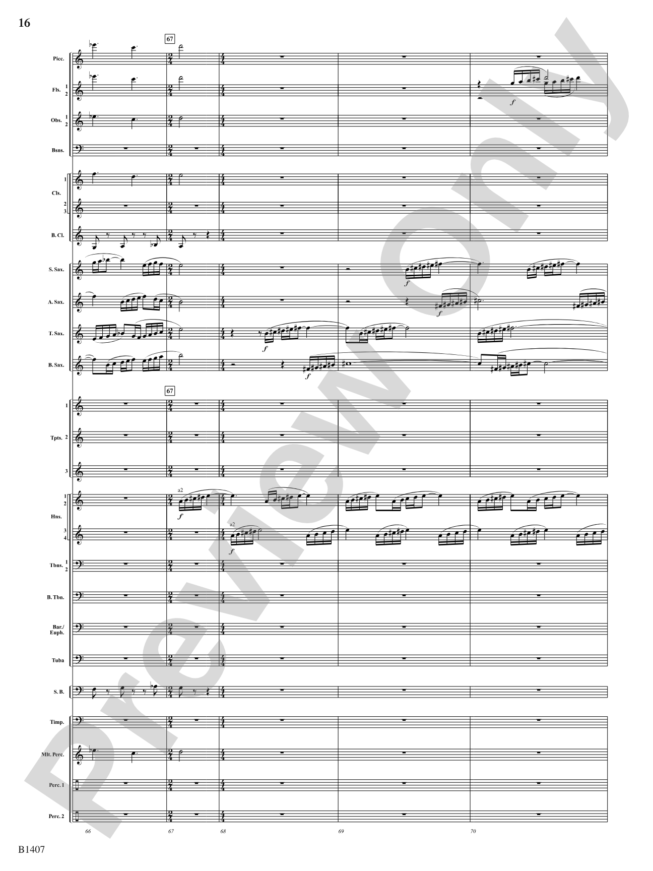 Antiphonal Fanfare: Concert Band Conductor Score & Parts