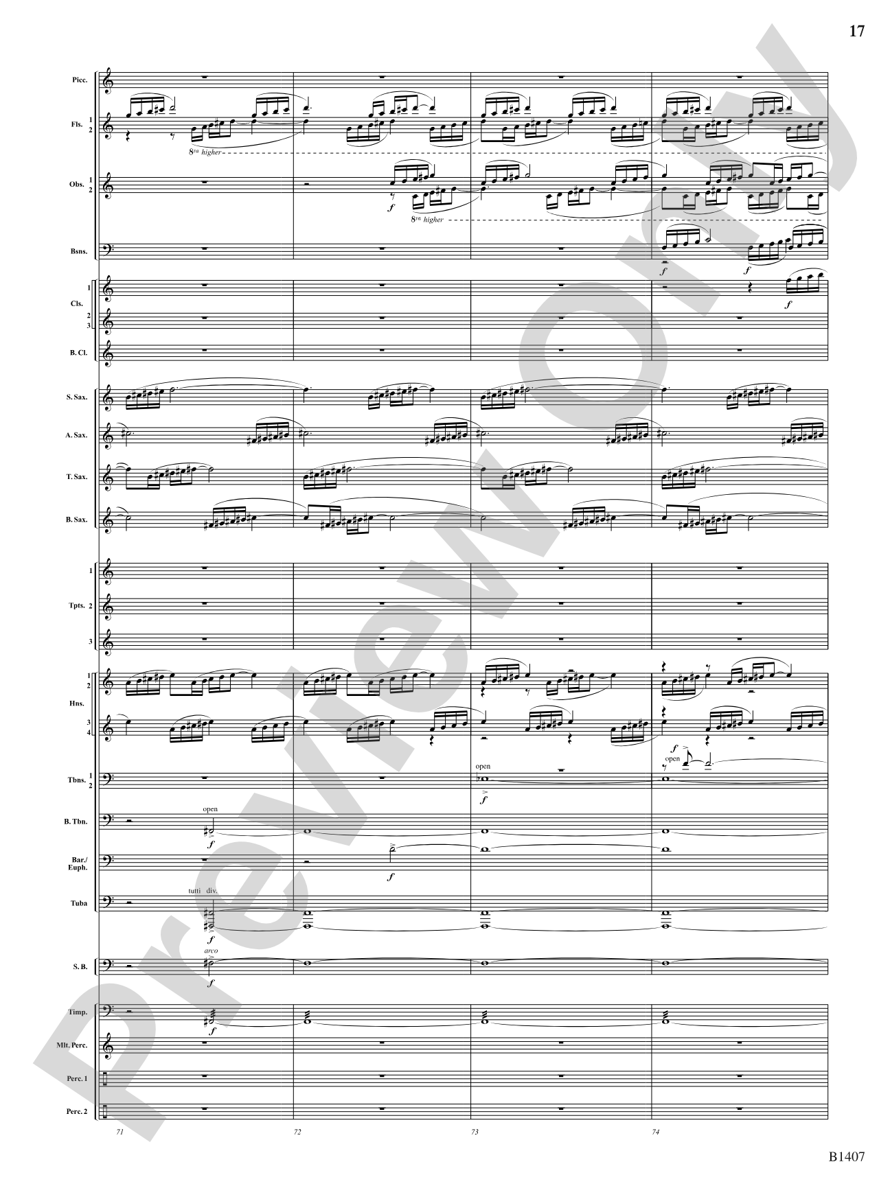 Antiphonal Fanfare: Concert Band Conductor Score & Parts