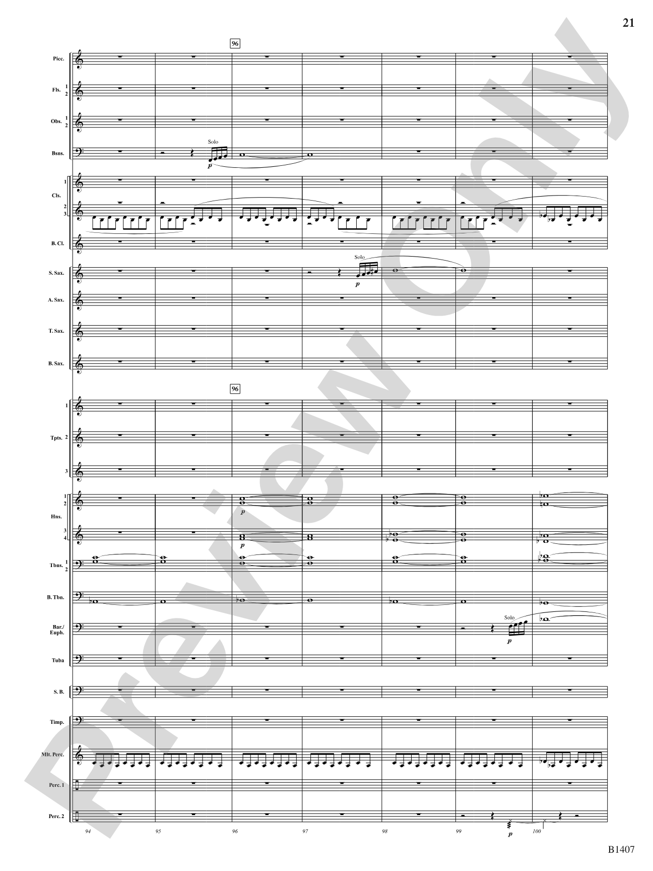 Antiphonal Fanfare: Concert Band Conductor Score & Parts