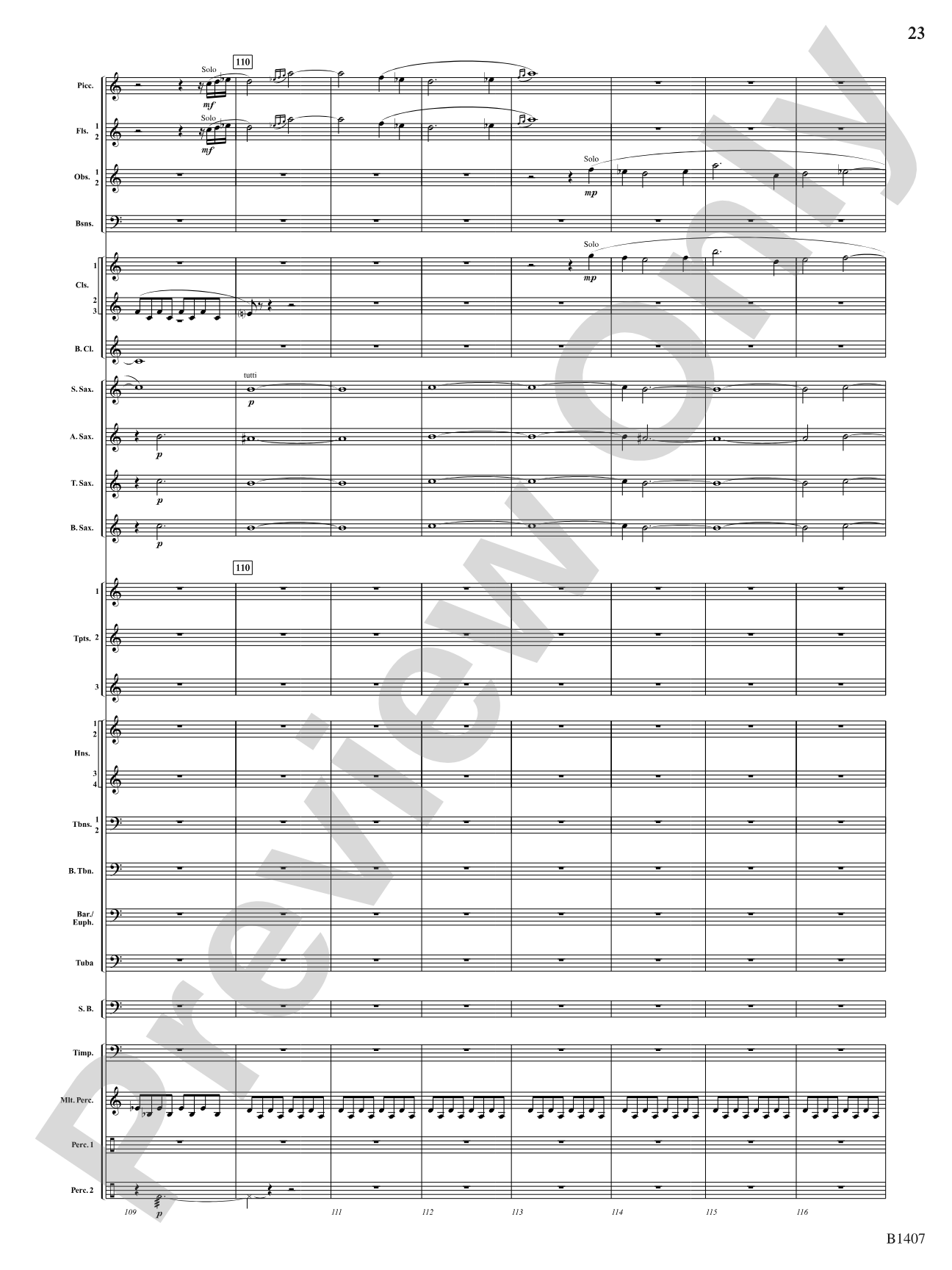 Antiphonal Fanfare: Concert Band Conductor Score & Parts