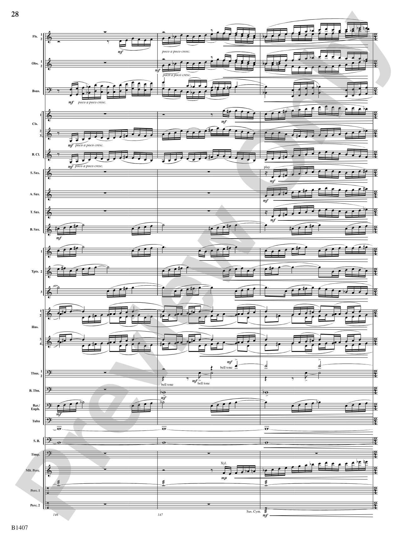 Antiphonal Fanfare: Concert Band Conductor Score & Parts