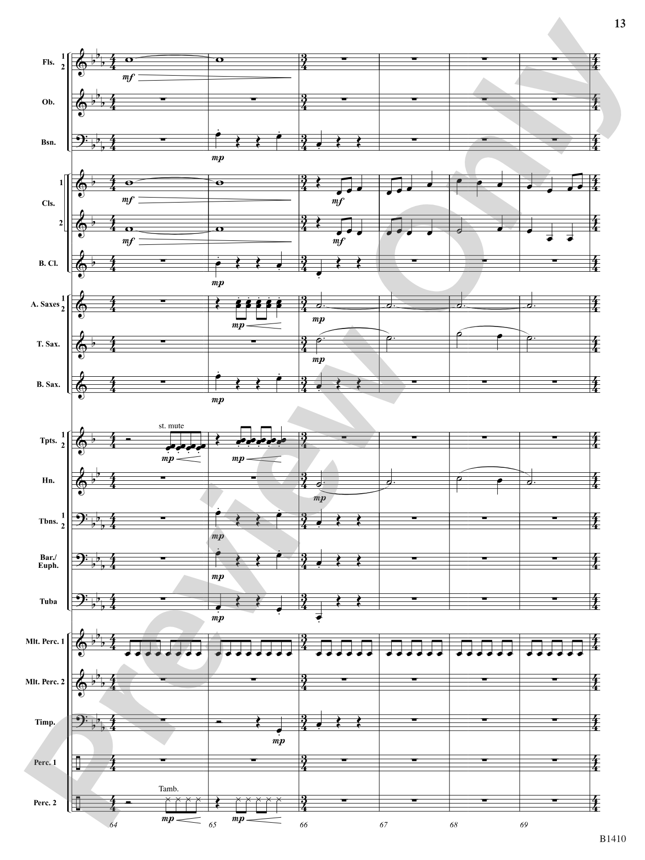 Electricity: Concert Band Conductor Score & Parts