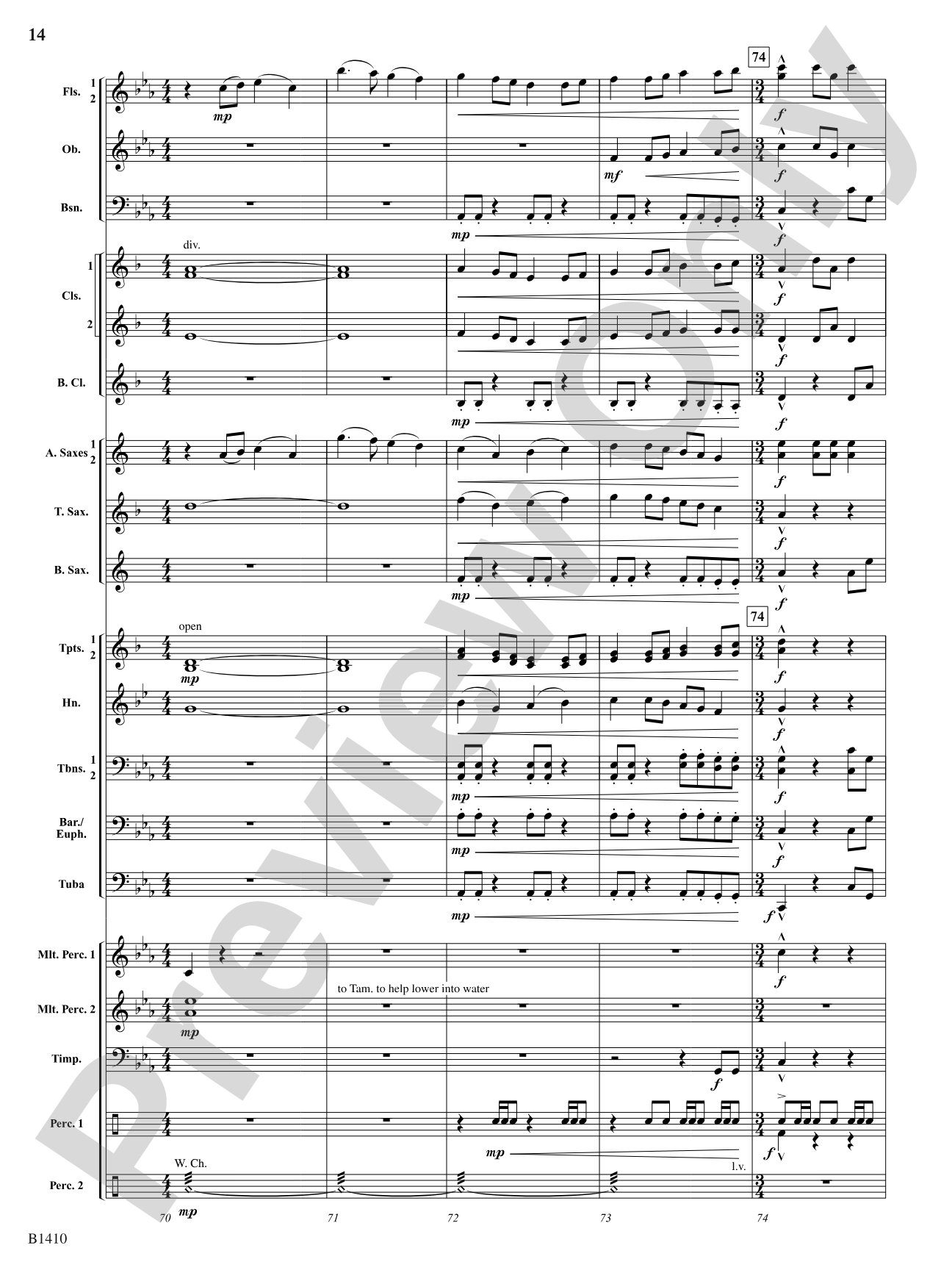 Electricity: Concert Band Conductor Score & Parts