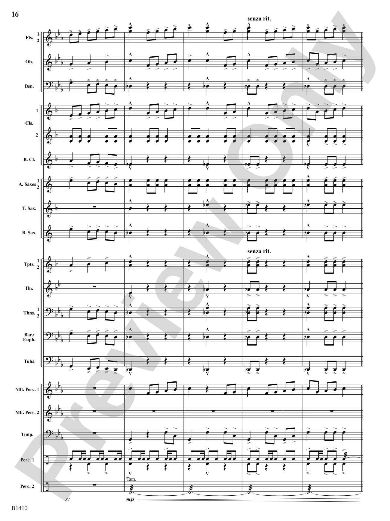 Electricity: Concert Band Conductor Score & Parts