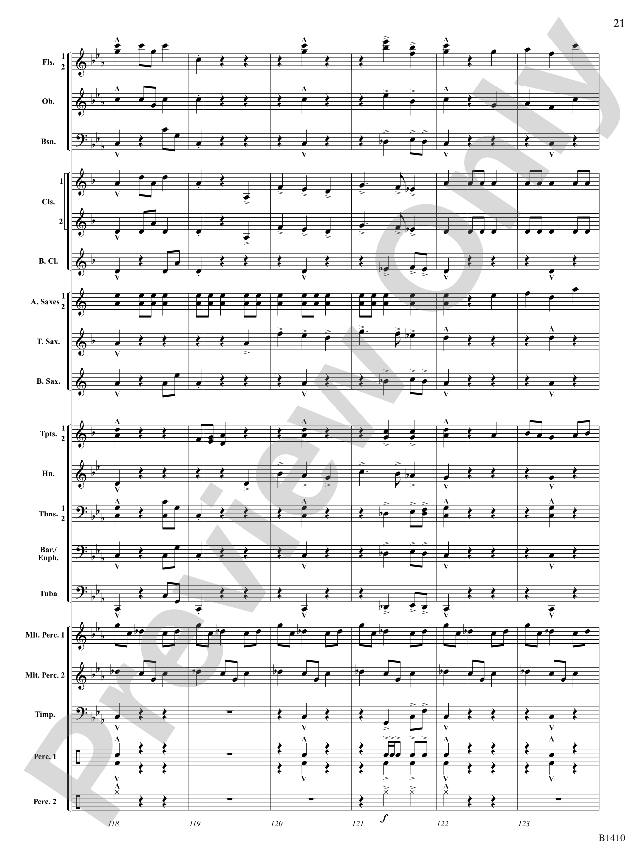 Electricity: Concert Band Conductor Score & Parts
