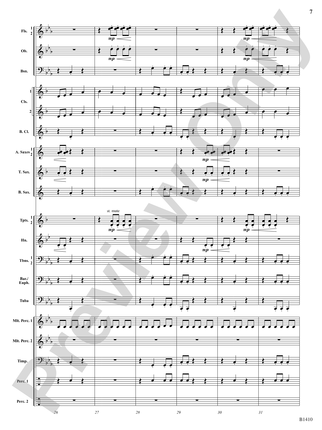 Electricity: Concert Band Conductor Score & Parts