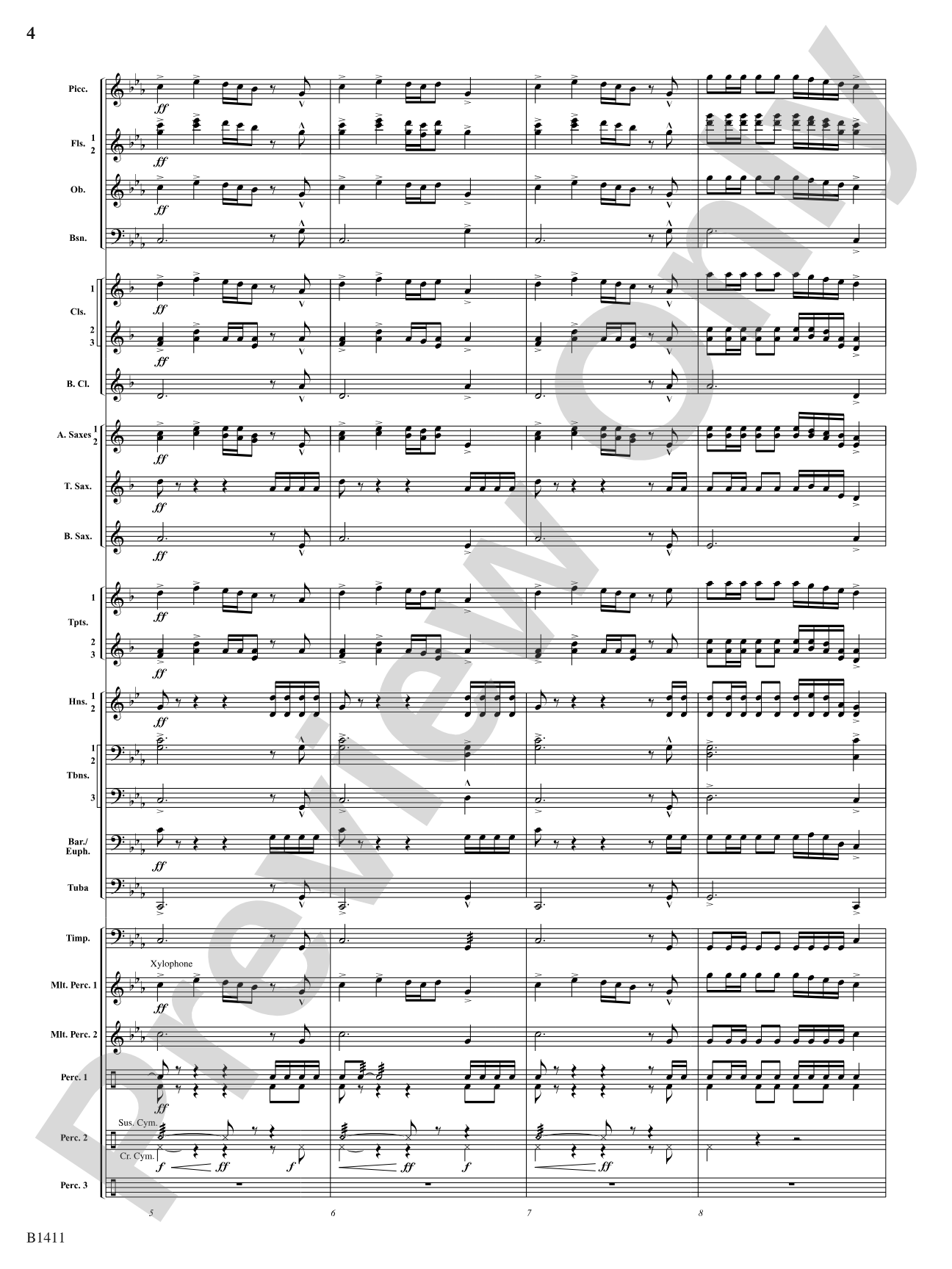 Pirates!: Concert Band Conductor Score & Parts