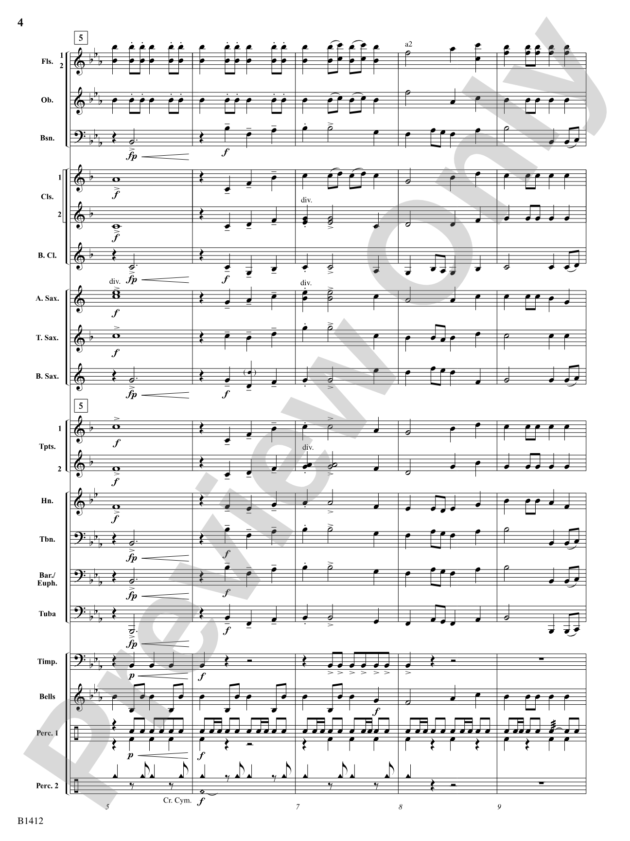 Jubilations!: Concert Band Conductor Score & Parts