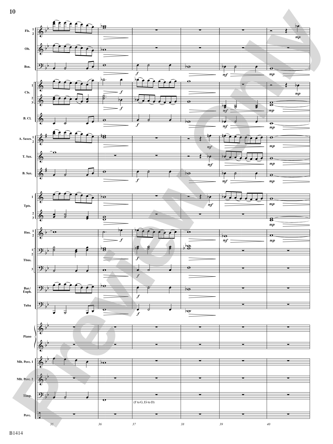 Kindred Spirits: Concert Band Conductor Score & Parts