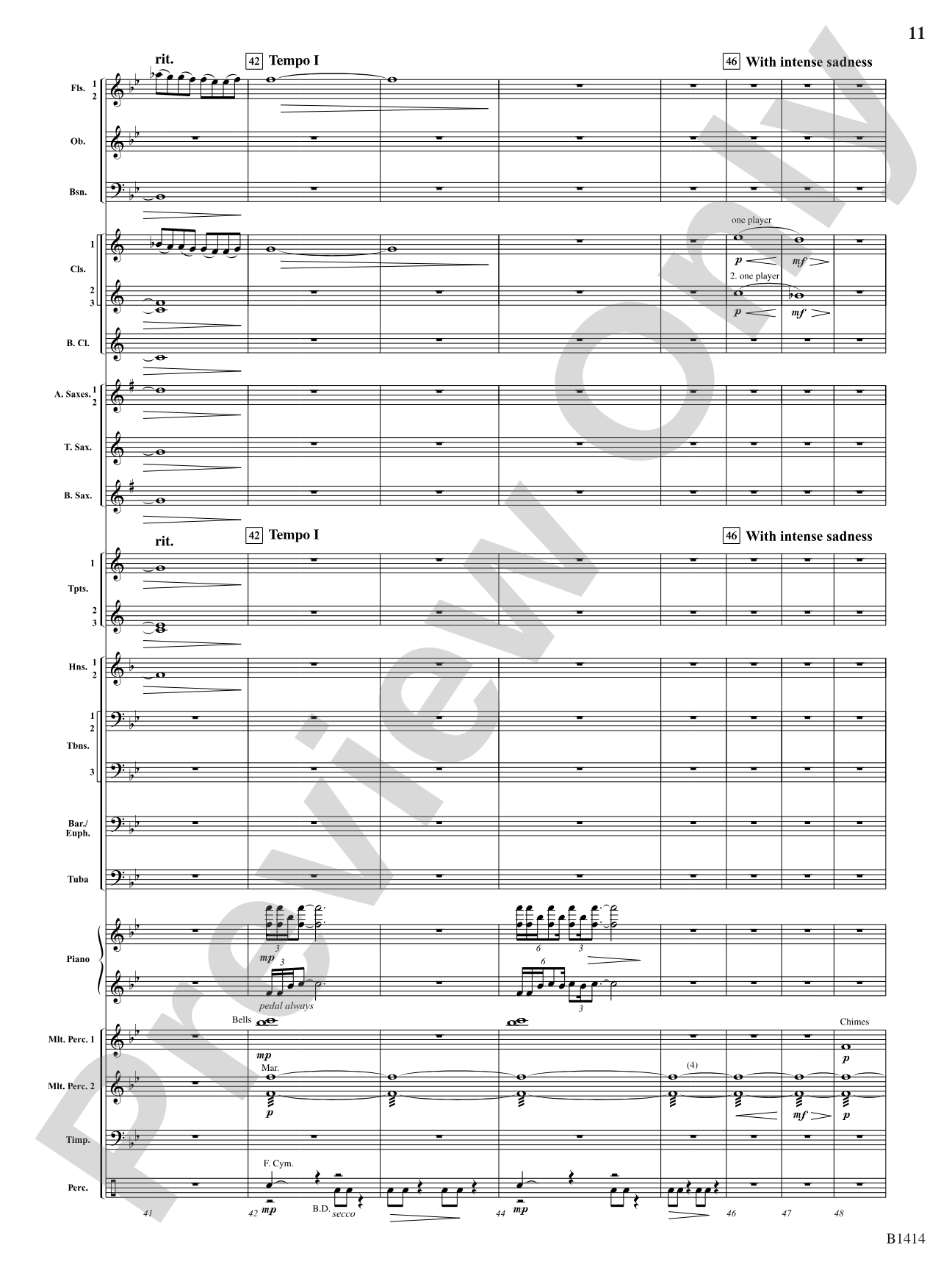 Kindred Spirits: Concert Band Conductor Score & Parts
