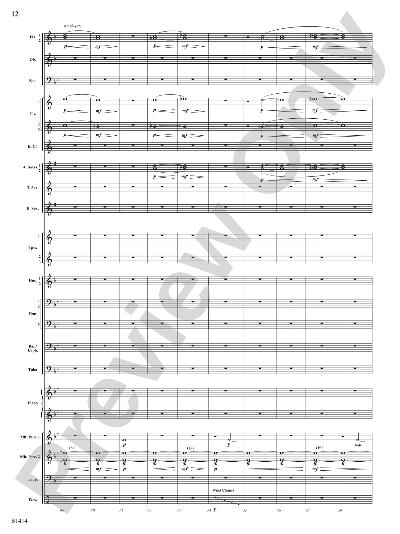 Kindred Spirits: Concert Band Conductor Score & Parts