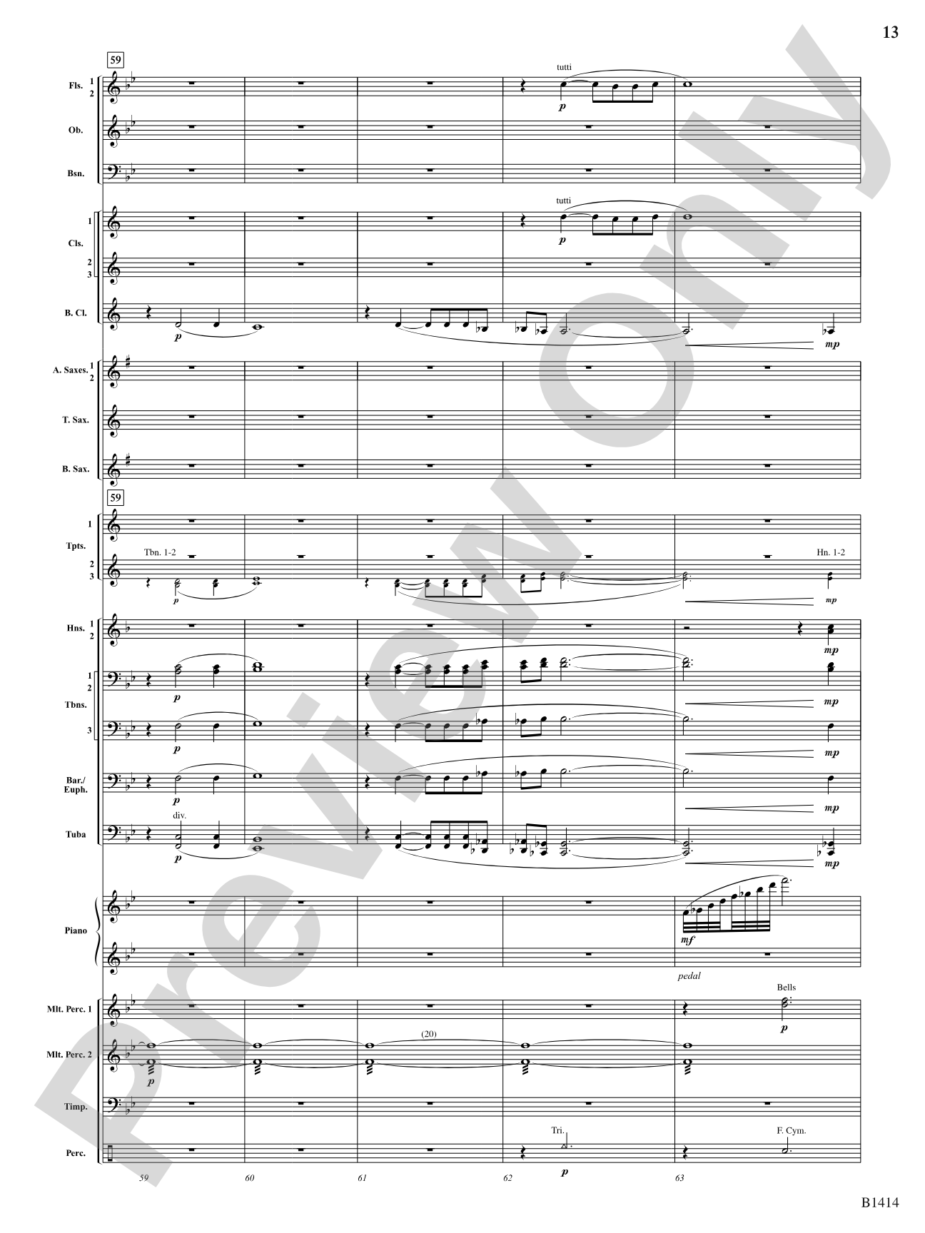 Kindred Spirits: Concert Band Conductor Score & Parts