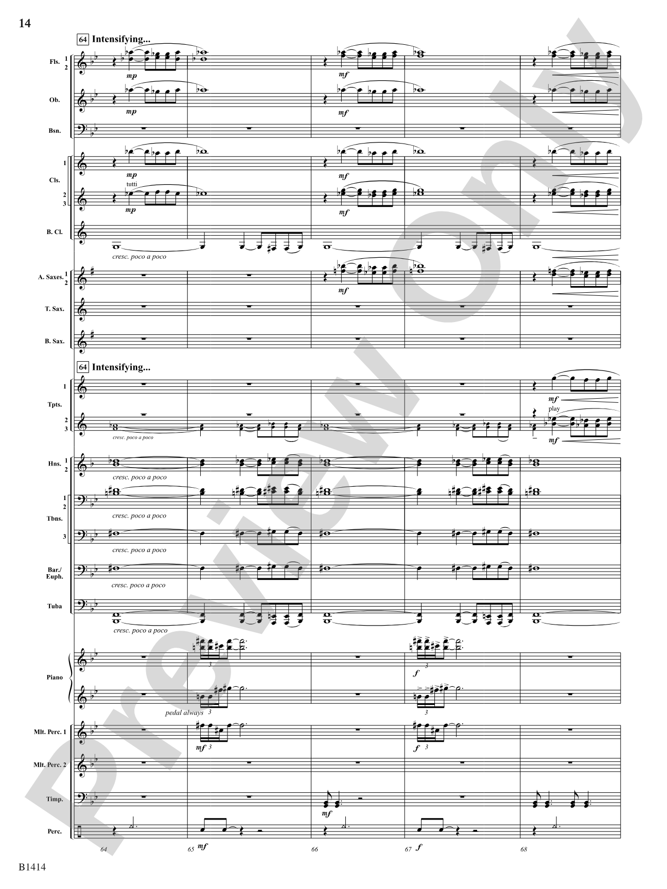 Kindred Spirits: Concert Band Conductor Score & Parts
