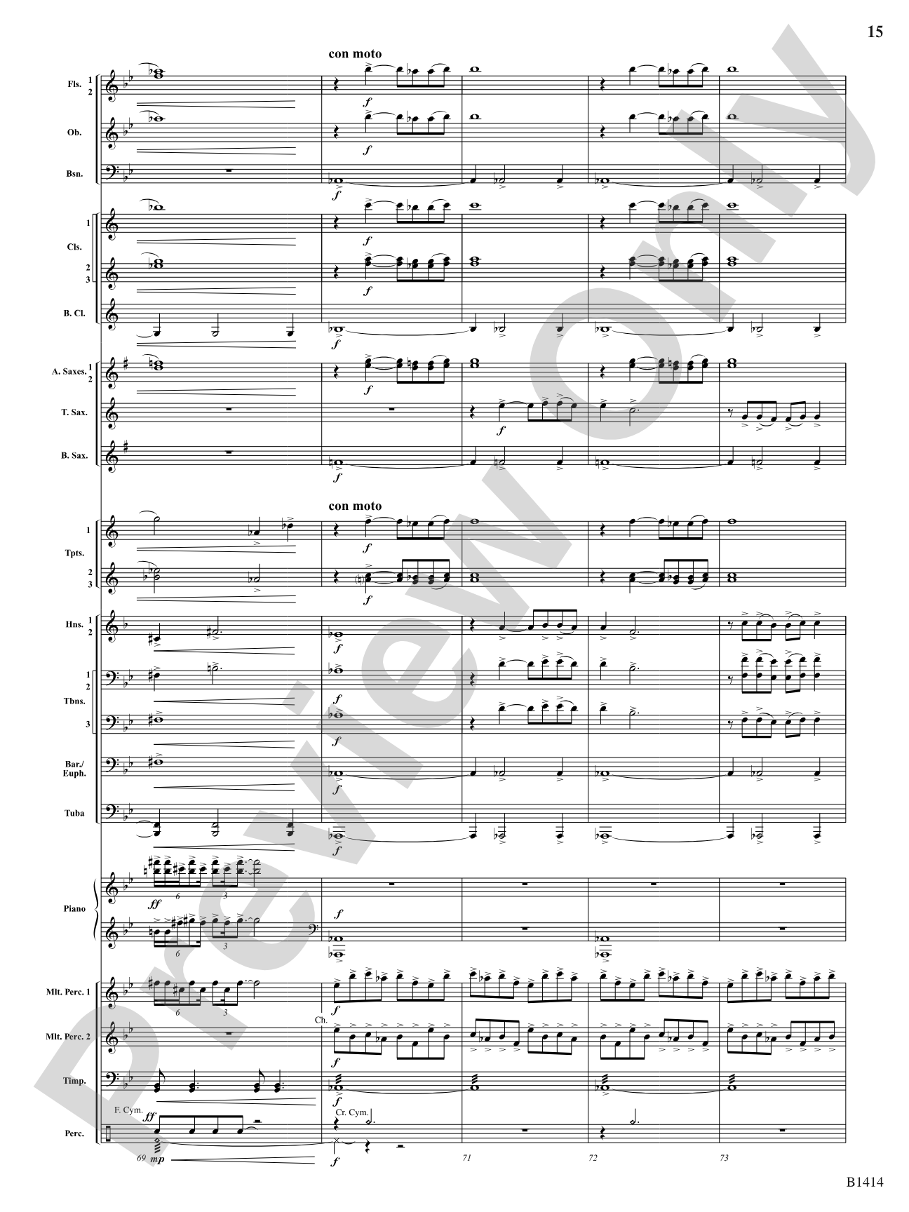 Kindred Spirits: Concert Band Conductor Score & Parts