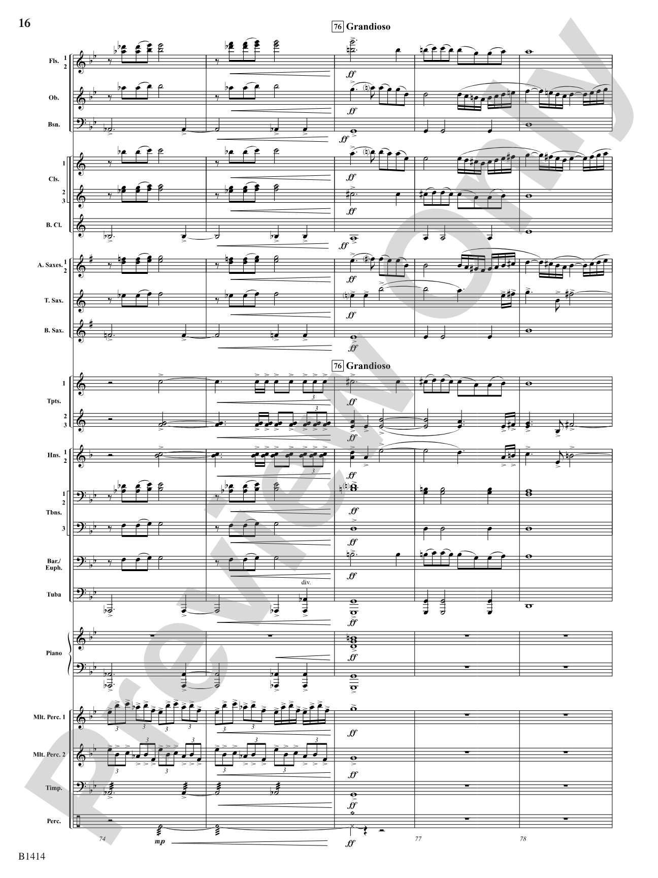 Kindred Spirits: Concert Band Conductor Score & Parts