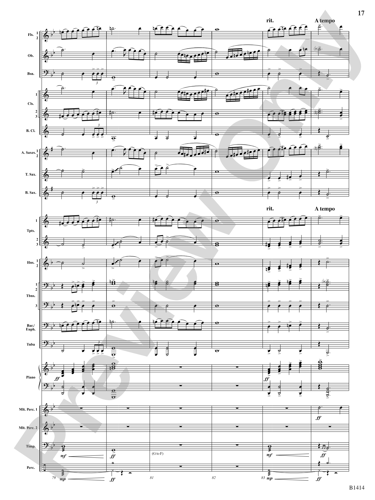 Kindred Spirits: Concert Band Conductor Score & Parts