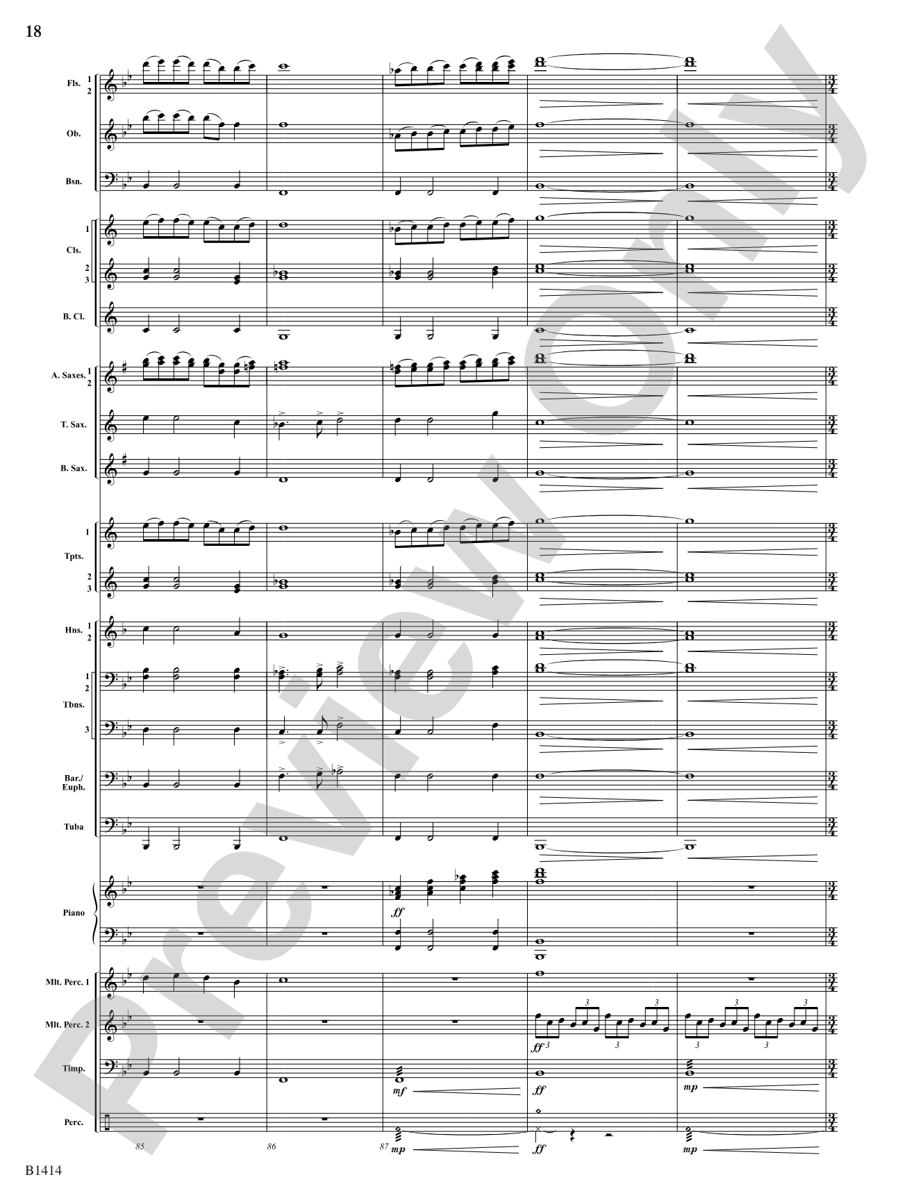 Kindred Spirits: Concert Band Conductor Score & Parts