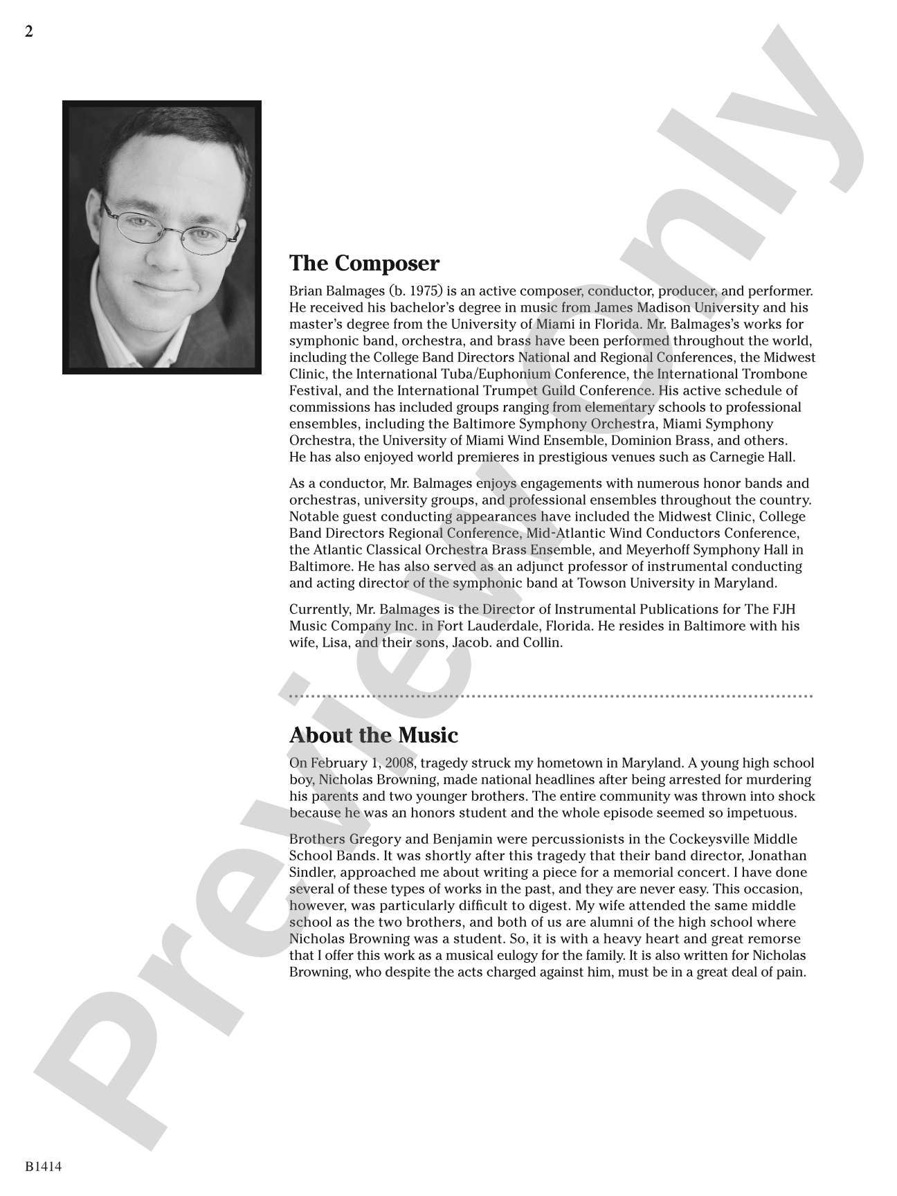 Kindred Spirits: Concert Band Conductor Score & Parts