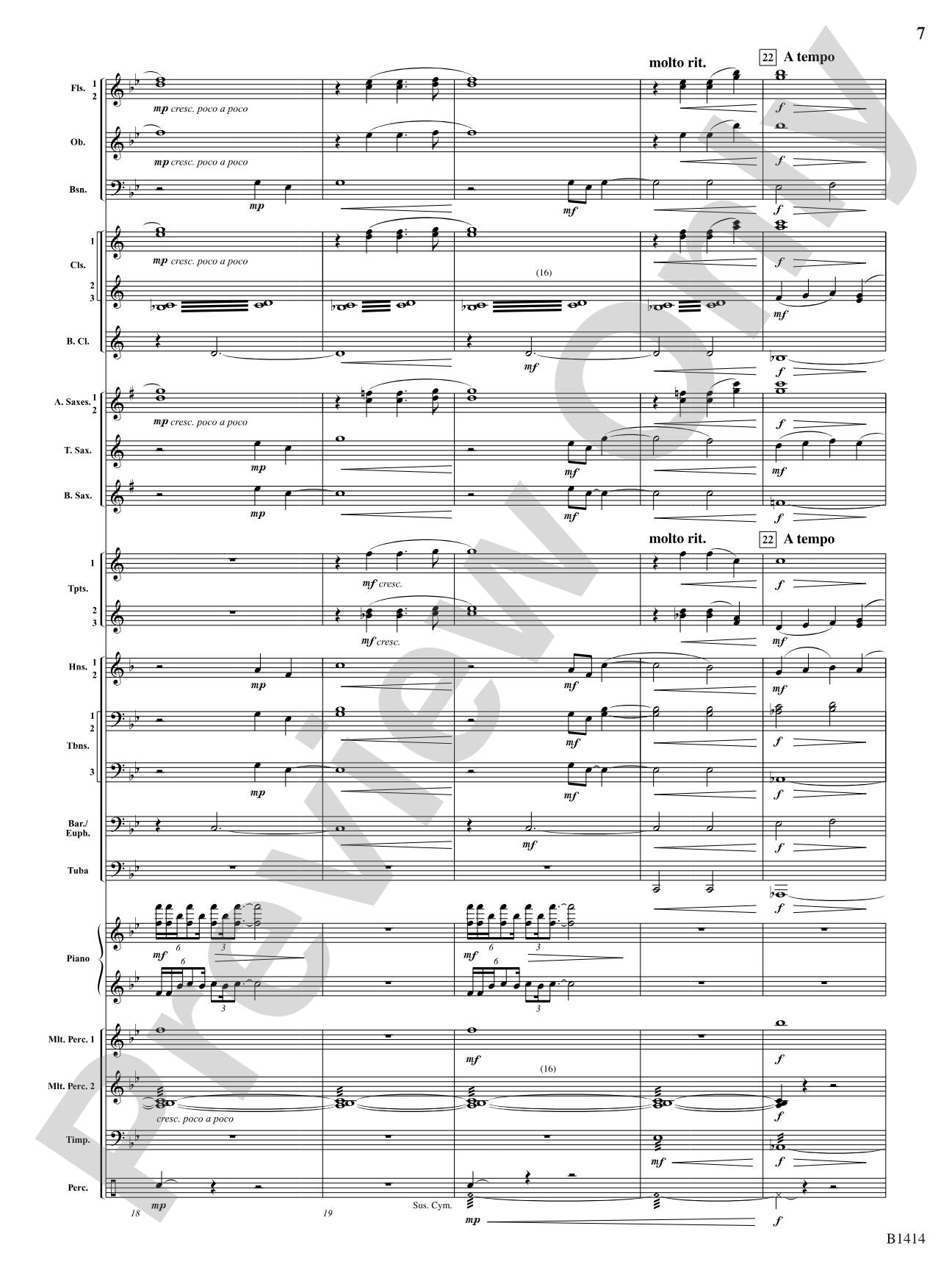Kindred Spirits: Concert Band Conductor Score & Parts