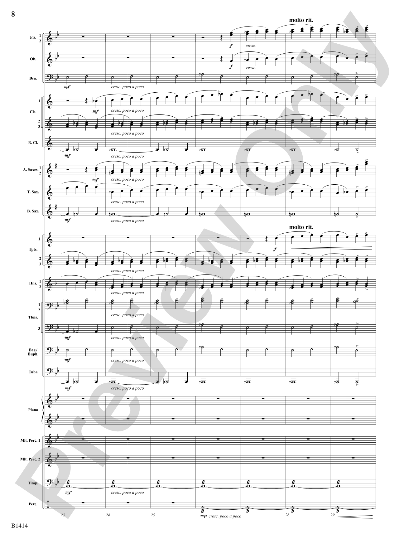 Kindred Spirits: Concert Band Conductor Score & Parts
