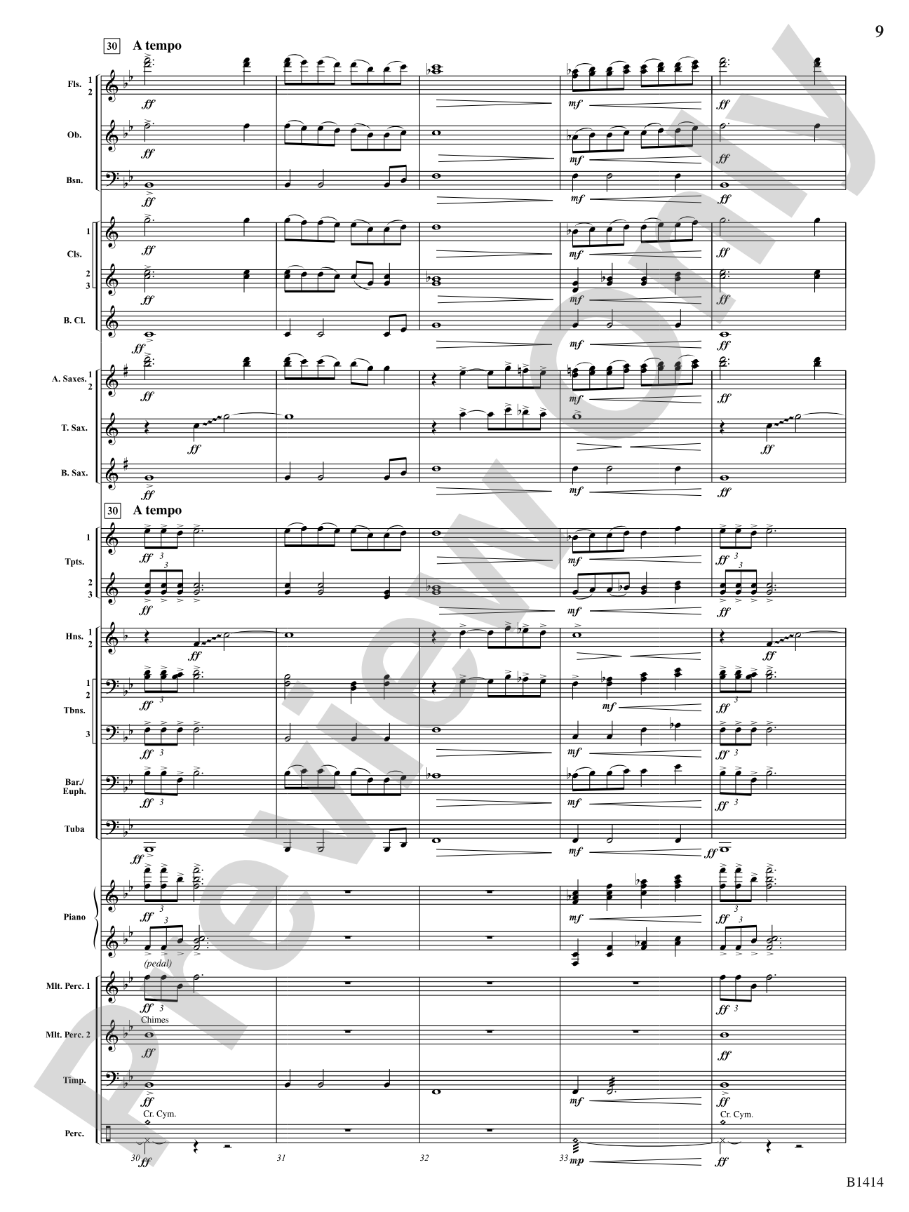 Kindred Spirits: Concert Band Conductor Score & Parts