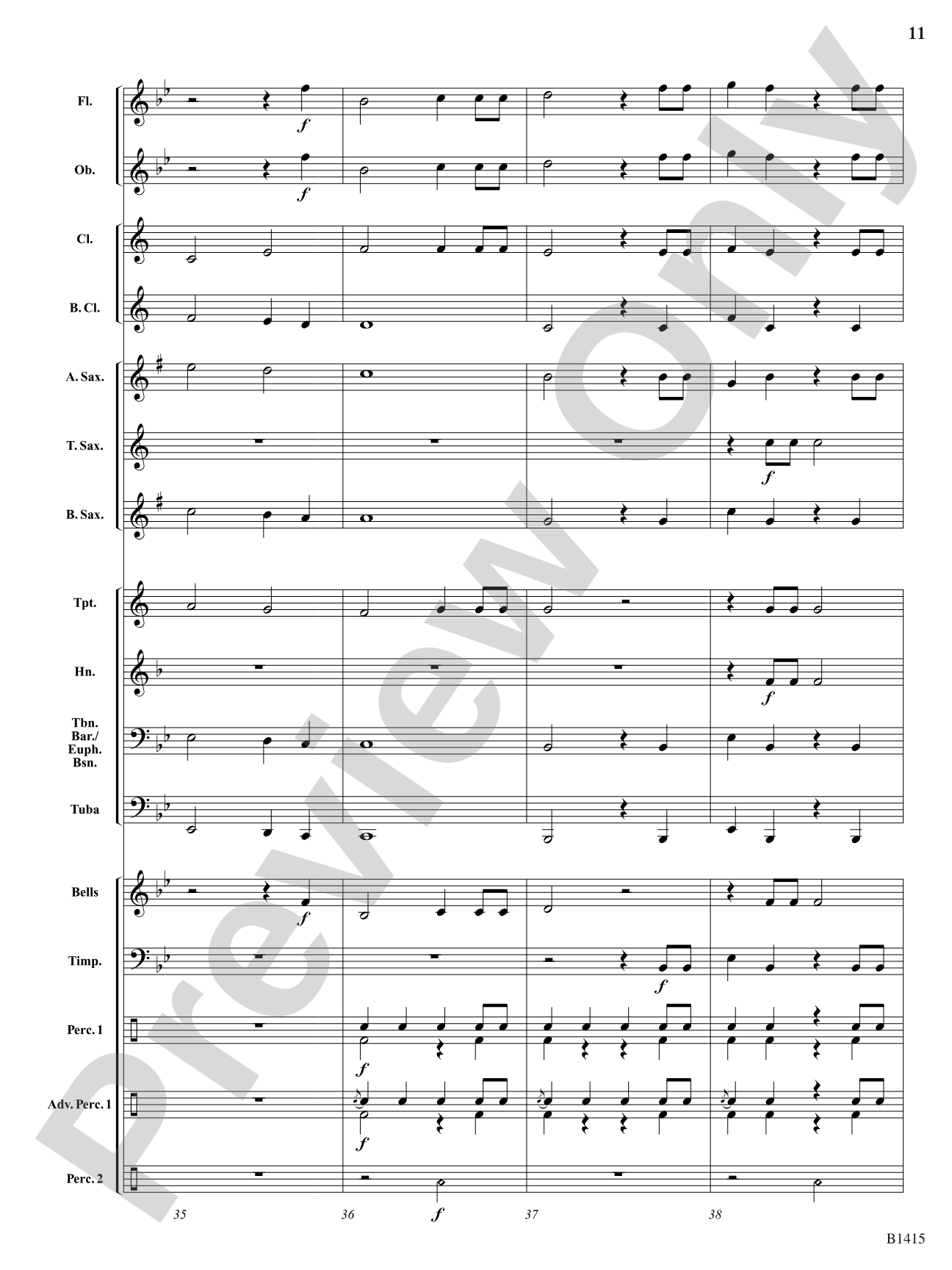 Hallelujah Chorus: Concert Band Conductor Score & Parts