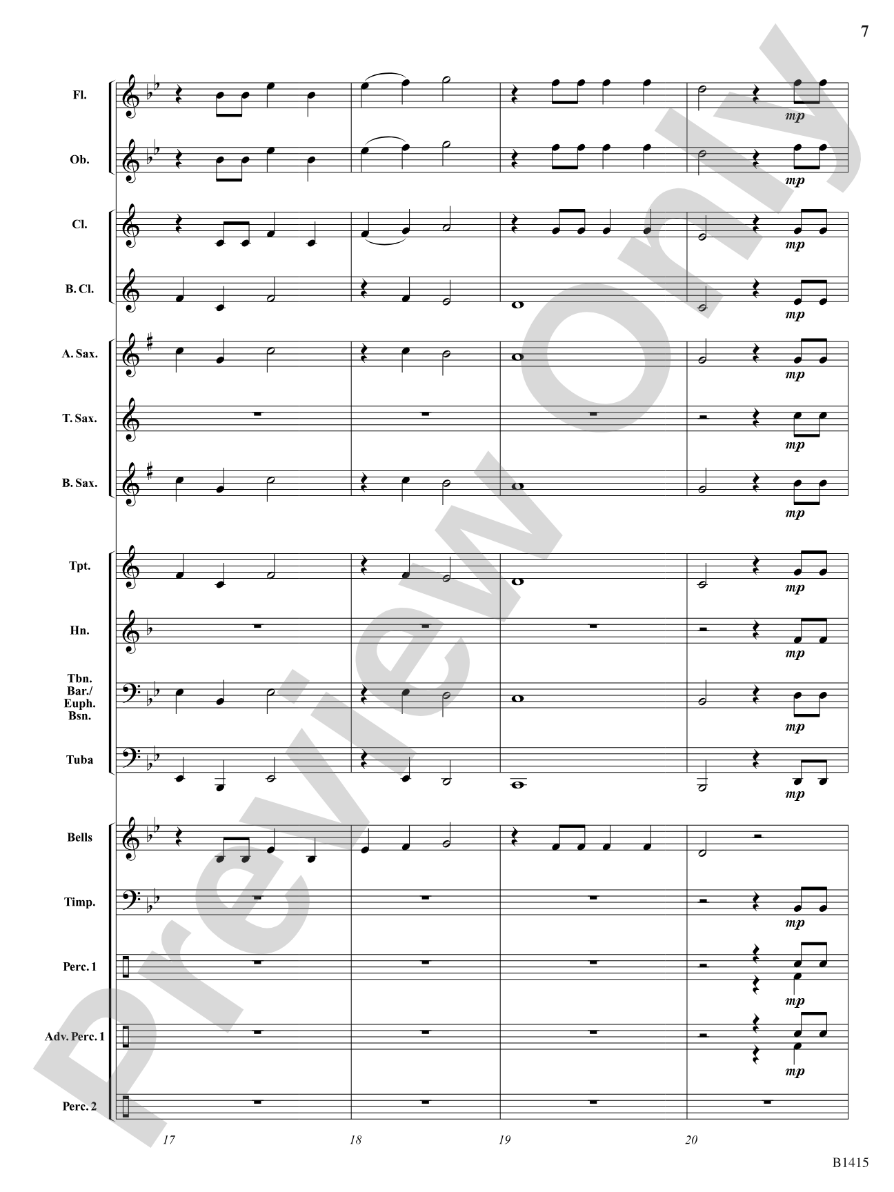 Hallelujah Chorus: Concert Band Conductor Score & Parts