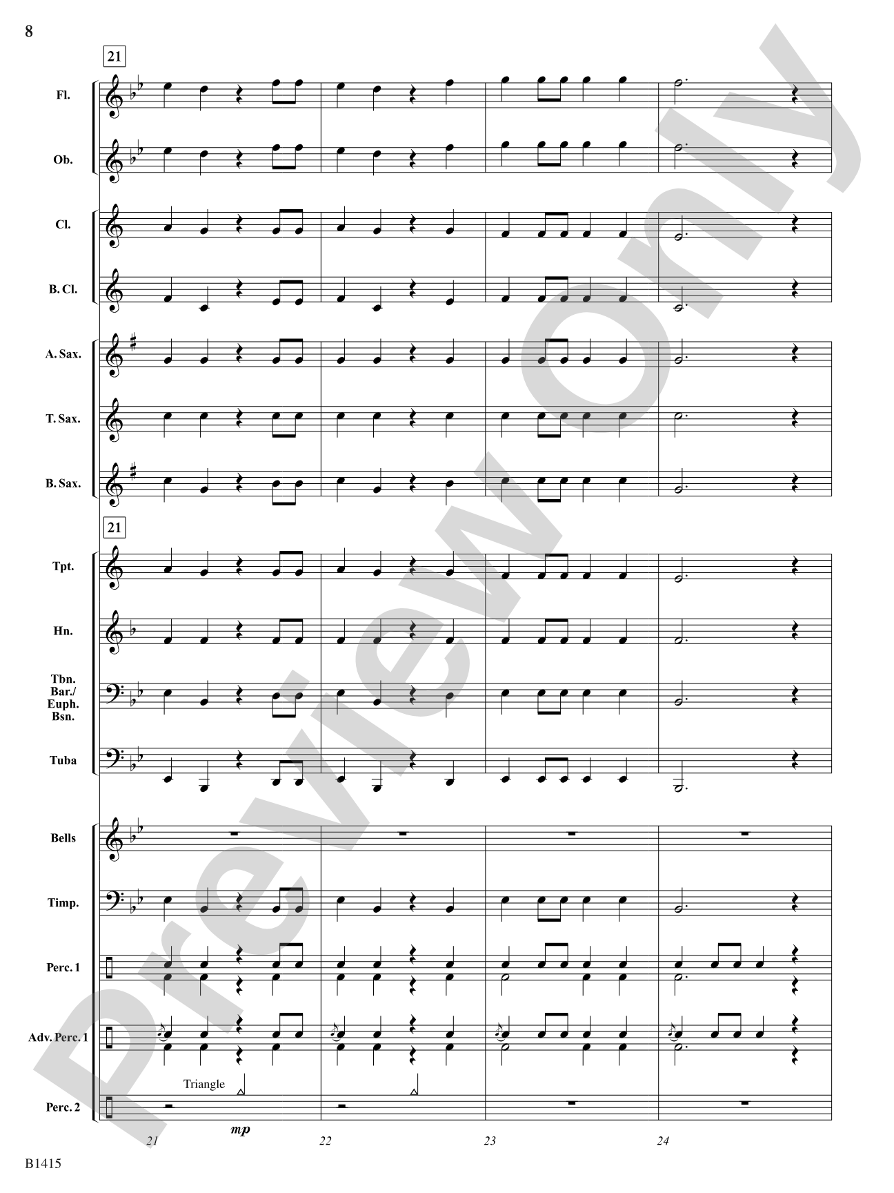 Hallelujah Chorus: Concert Band Conductor Score & Parts