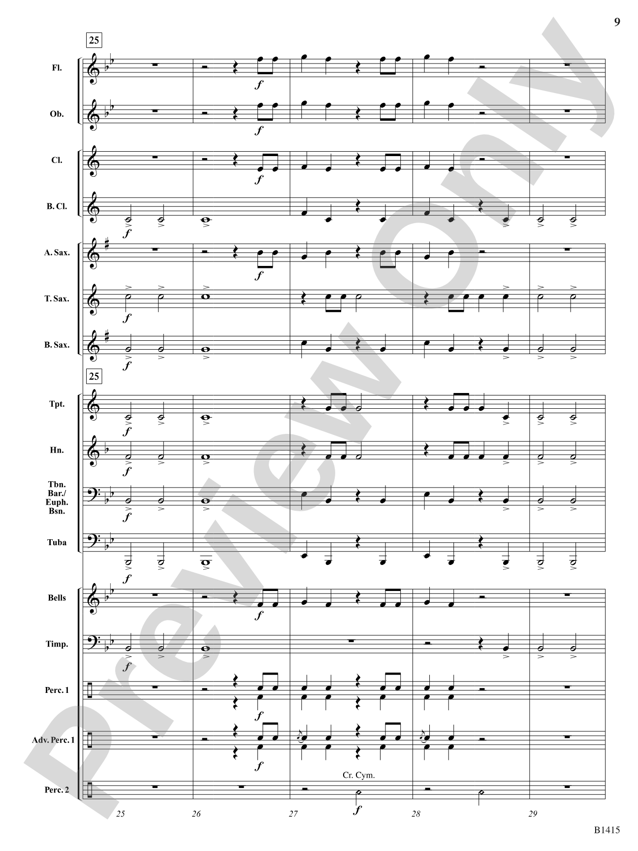 Hallelujah Chorus: Concert Band Conductor Score & Parts