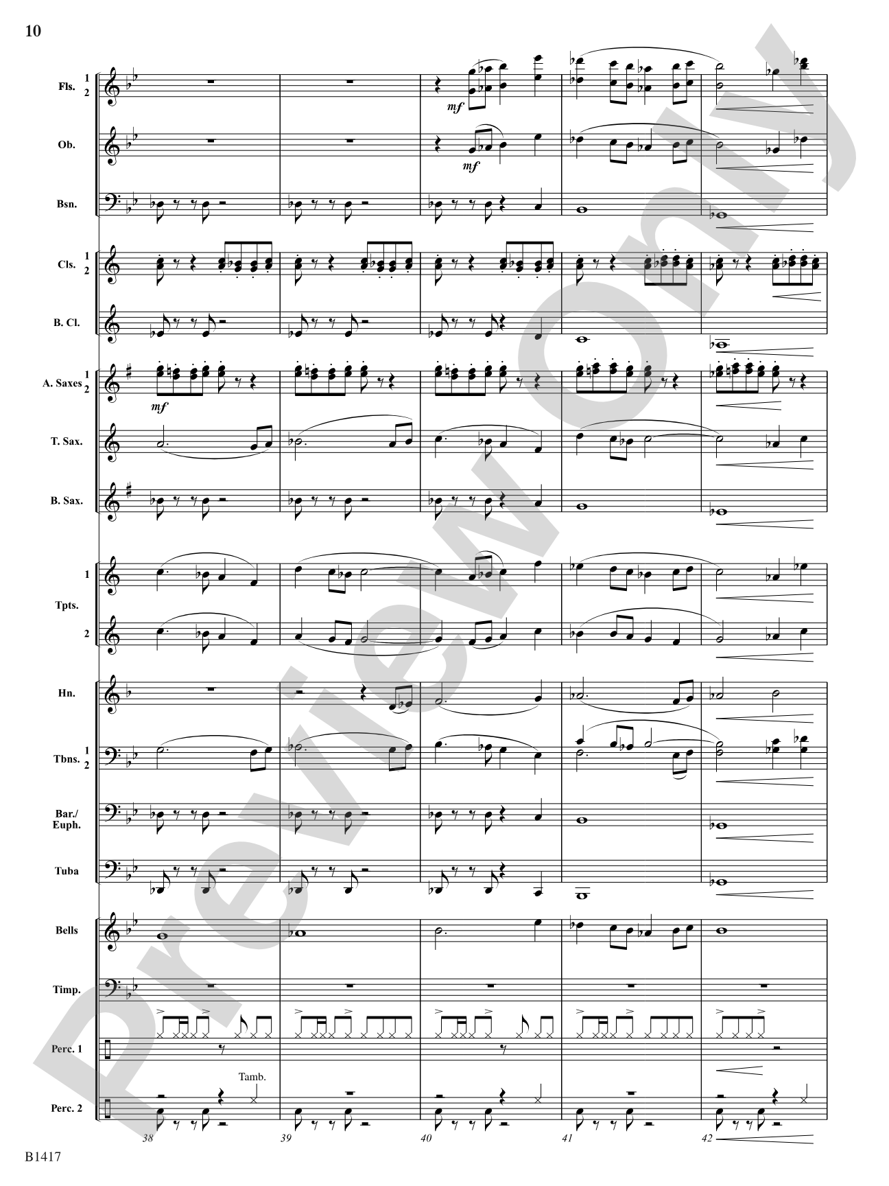 The Red Baron: Concert Band Conductor Score & Parts
